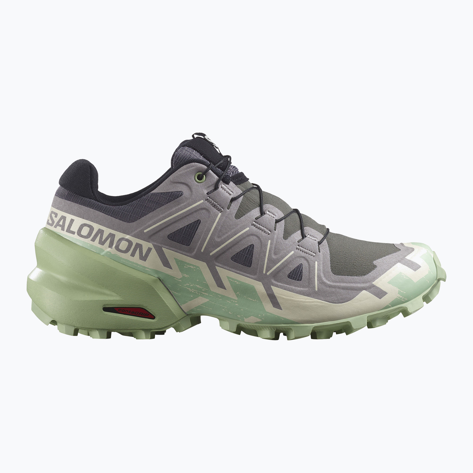 Buty do biegania damskie Salomon Speedcross 6 castlerock/vanilla ice/smoke green | WYSYŁKA W 24H | 30 DNI NA ZWROT