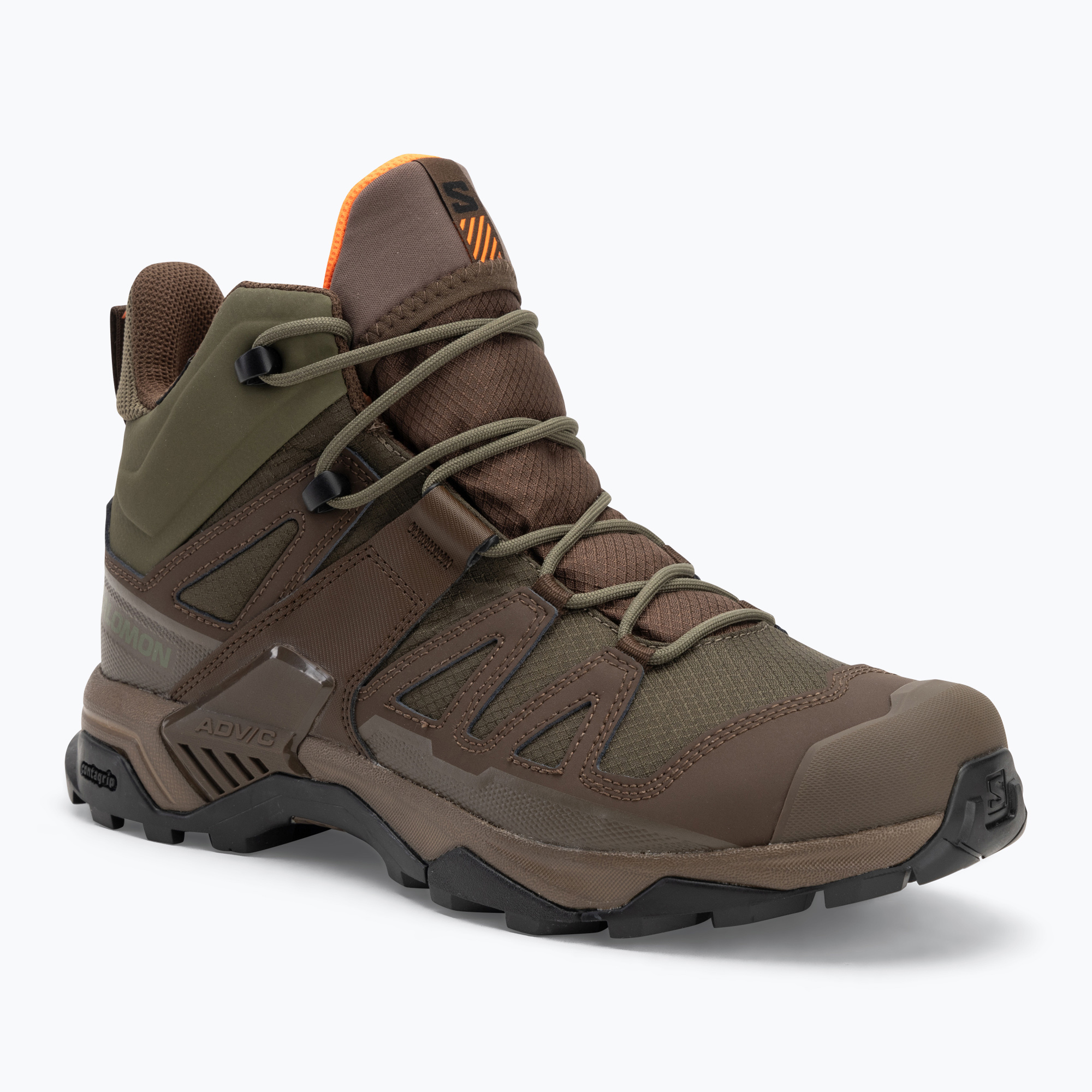 Buty trekkingowe męskie Salomon X Ultra Tracker GTX green/earth brown/sharkskin 