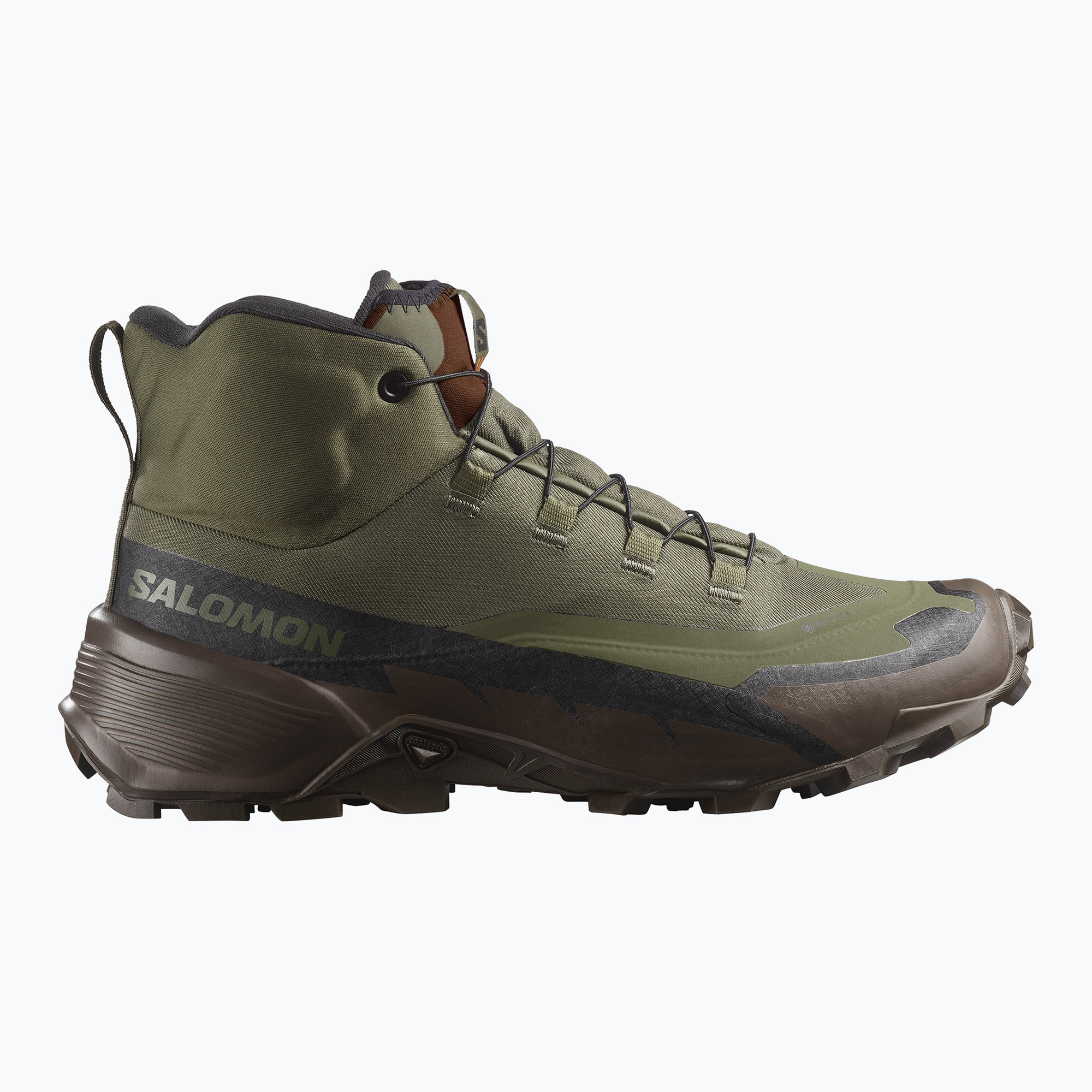 Buty trekkingowe męskie Salomon Cross Hike Tracker GTX green/earth brown | WYSYŁKA W 24H | 30 DNI NA ZWROT