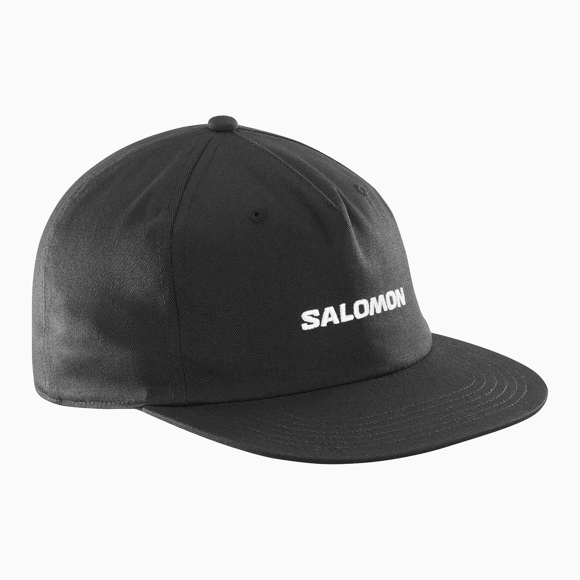 Czapka z daszkiem Salomon Flat deep black | WYSYŁKA W 24H | 30 DNI NA ZWROT