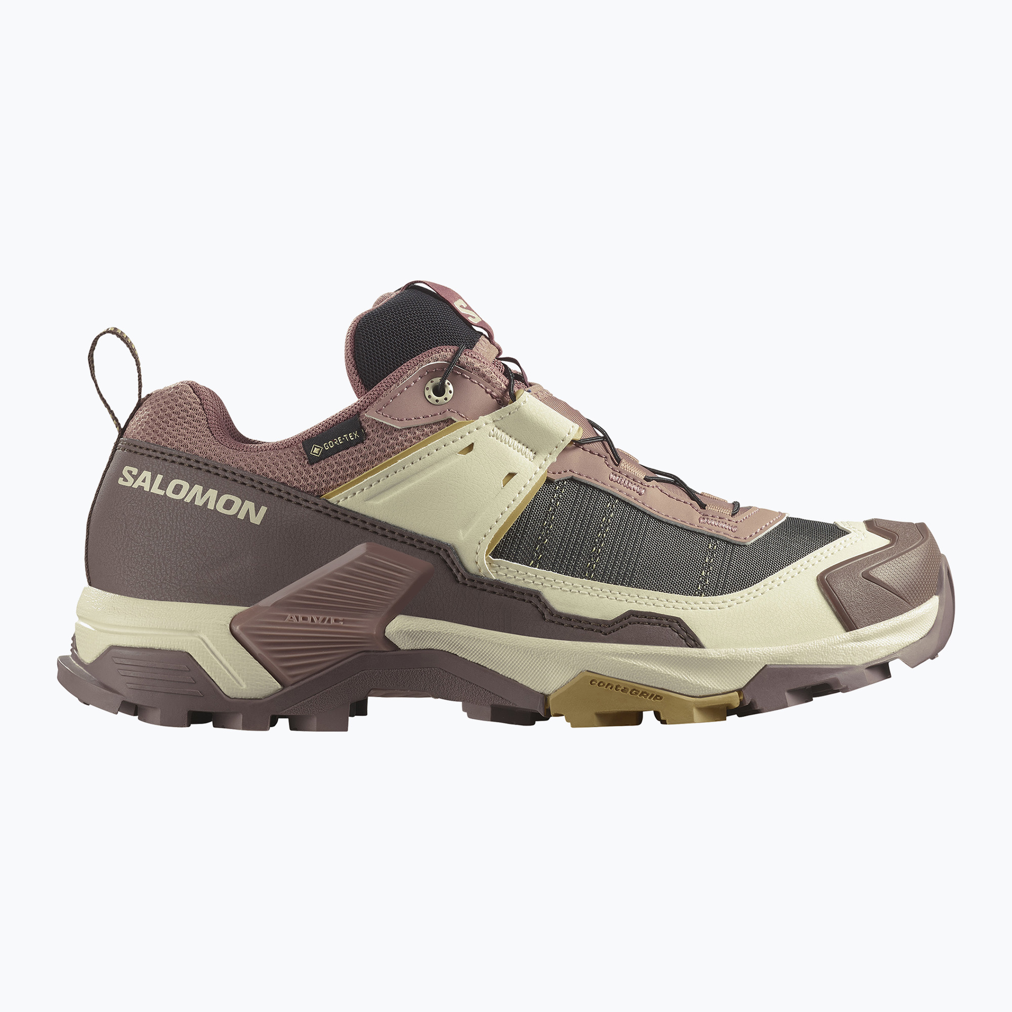 Buty trekkingowe damskie Salomon X ULTRA 5 GTX burlwood / french roast / rattan | WYSYŁKA W 24H | 30 DNI NA ZWROT