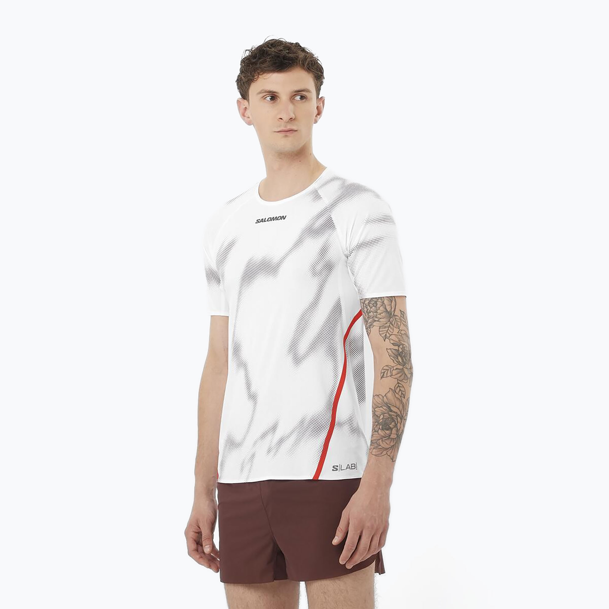 Koszulka do biegania męska Salomon S/Lab Speed Tee white / andorra | WYSYŁKA W 24H | 30 DNI NA ZWROT