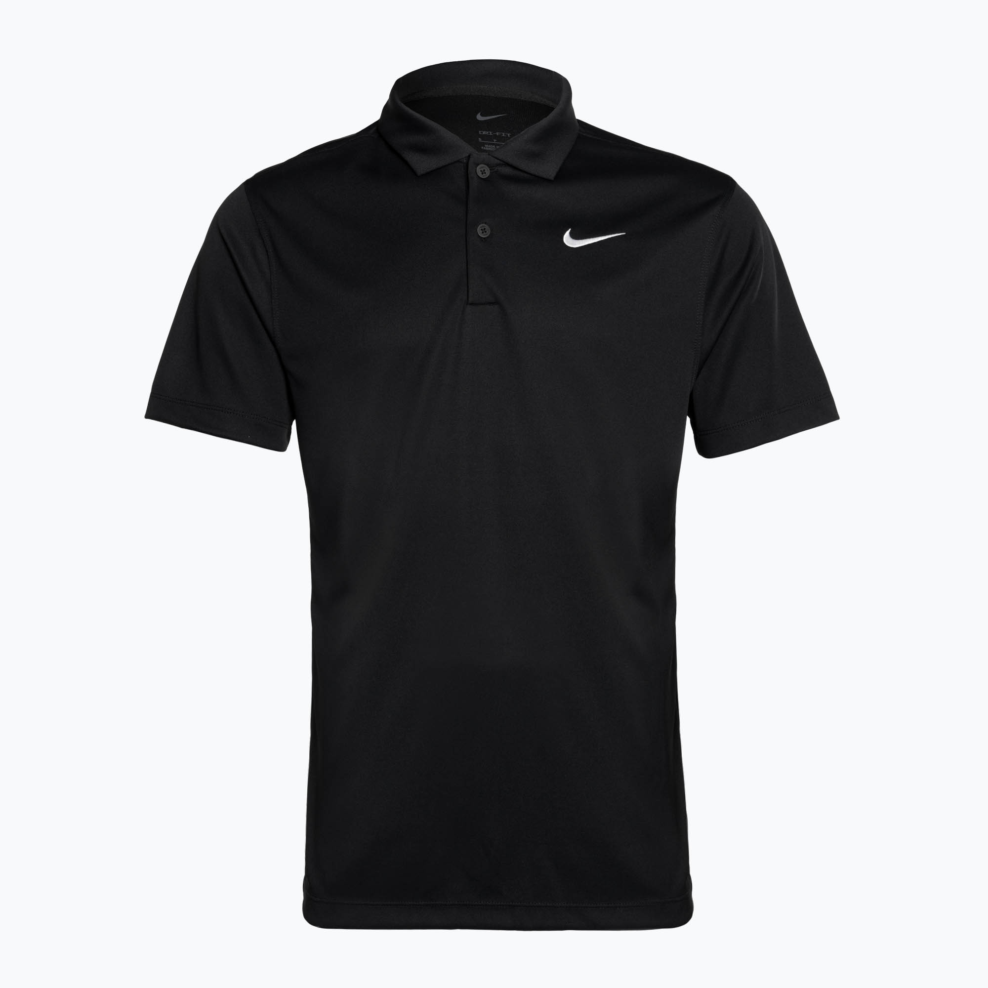 Koszulka tenisowa męska Nike Court Dri-Fit Polo Solid black/white | WYSYŁKA W 24H | 30 DNI NA ZWROT