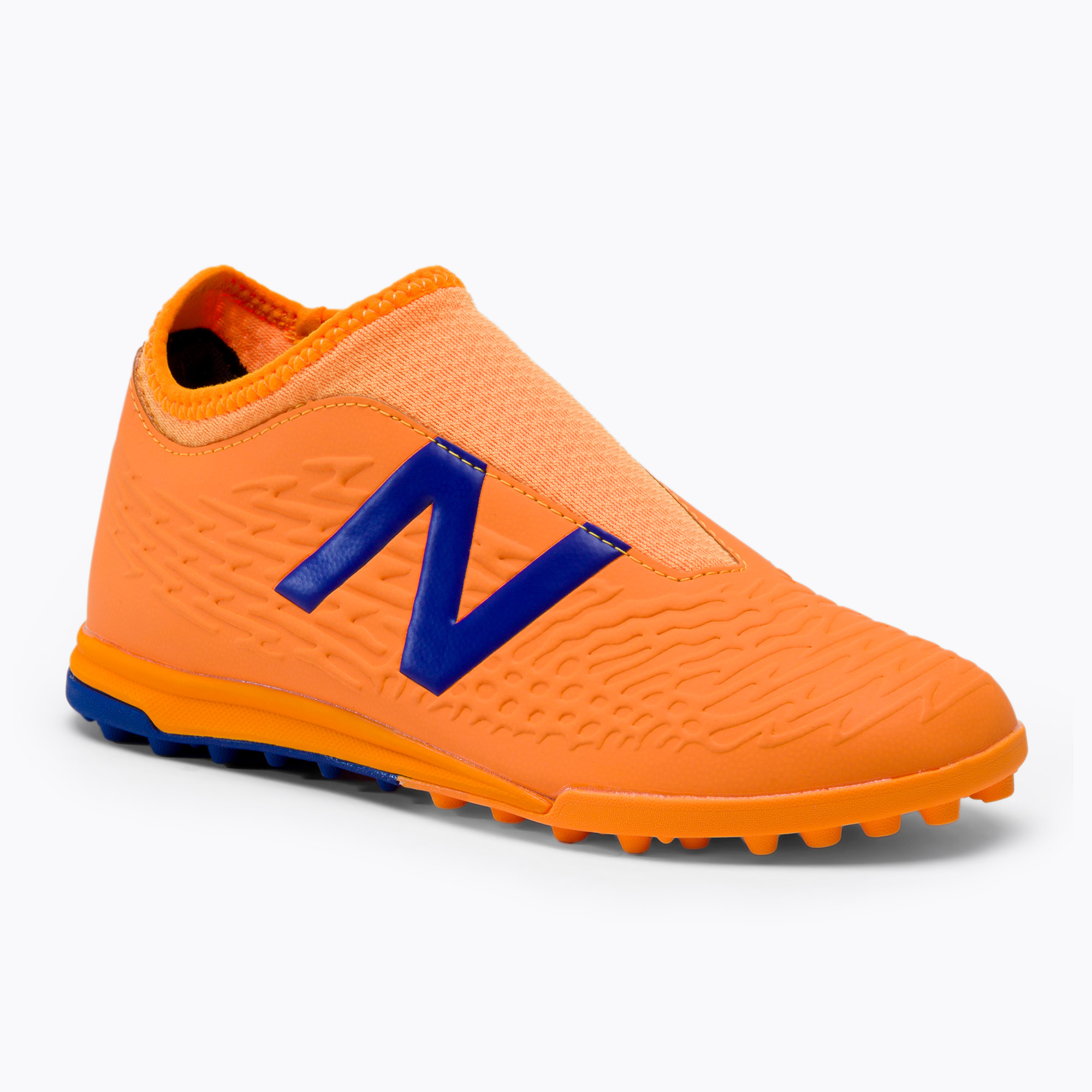 Фото - Футбольні бутси New Balance Buty piłkarskie dziecięce  Tekela V3+ Magique JNR TF impulse/vibrant orange | WYSYŁKA W 24H | 30 DNI NA ZWROT 