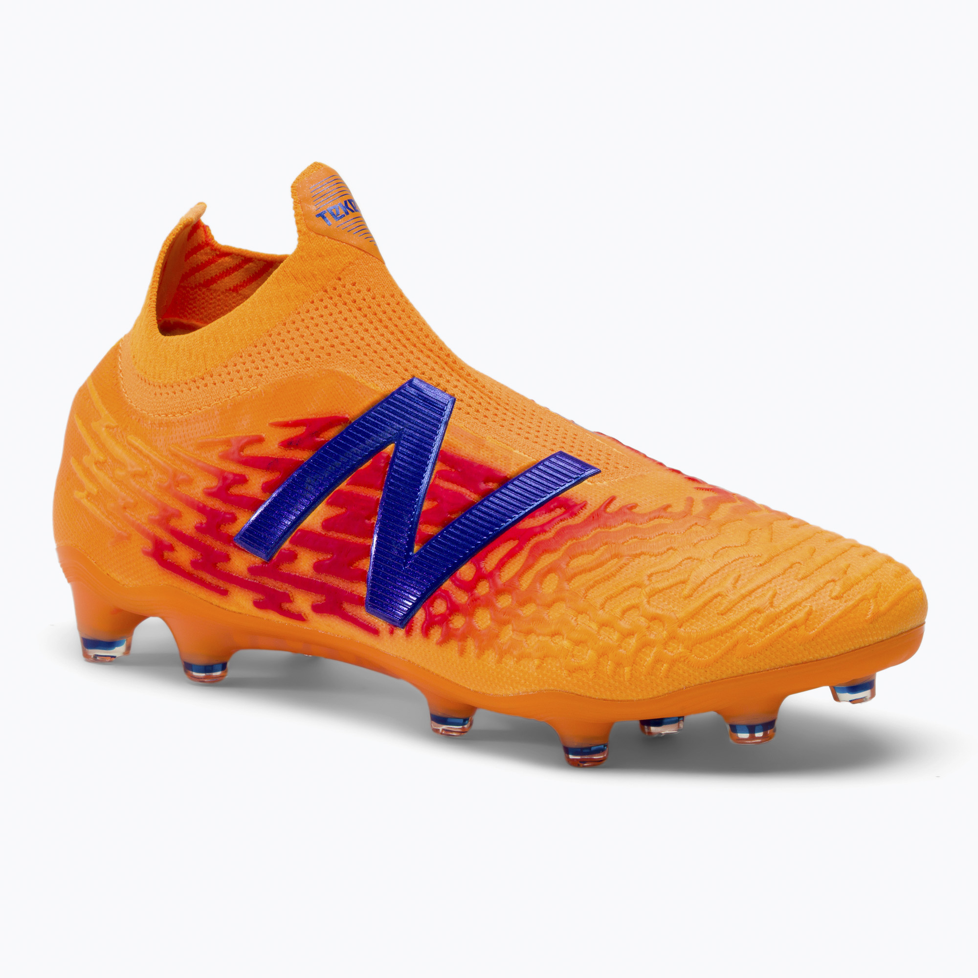 Фото - Футбольні бутси New Balance Buty piłkarskie męskie  Tekela V3+ Pro FG impulse/vibrant orange | WYSYŁKA W 24H | 30 DNI NA ZWROT 