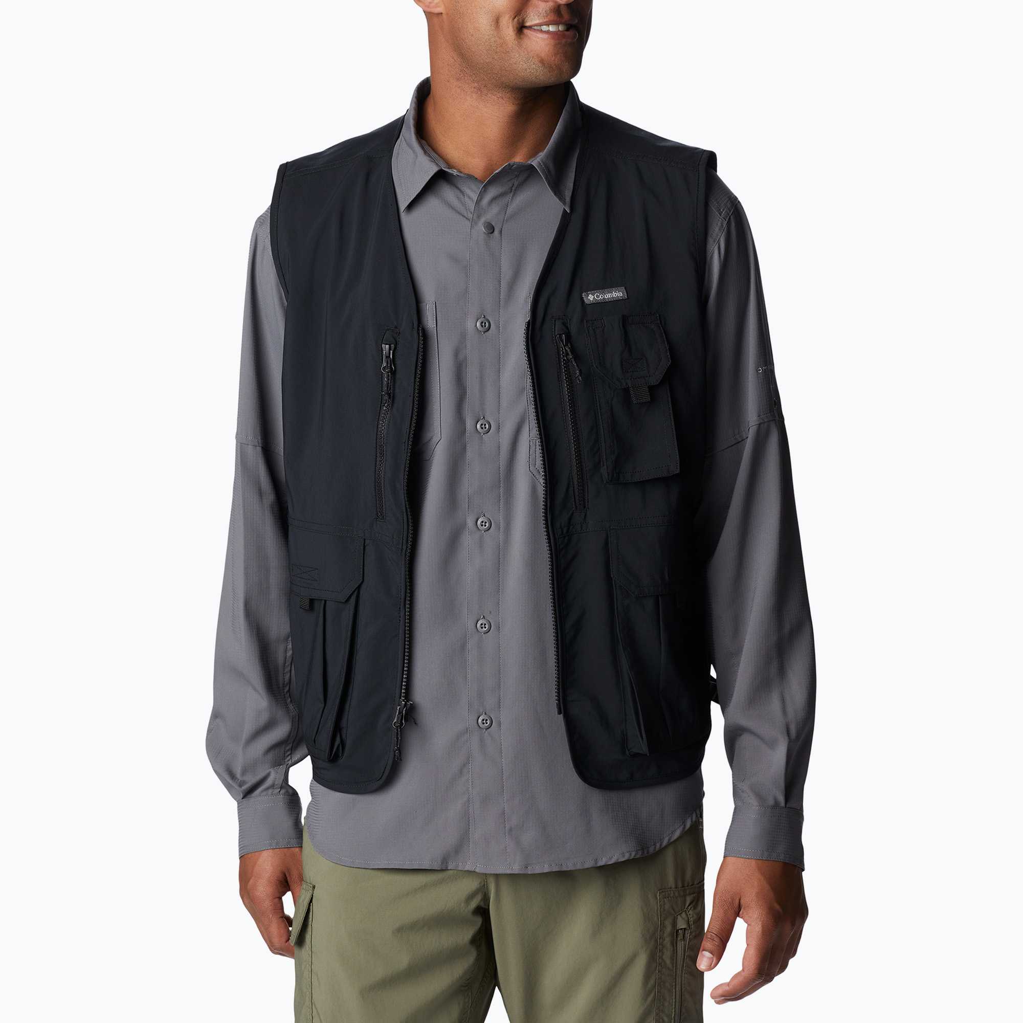 Bezrękawnik trekkingowy męski Columbia Silver Ridge Utility black | WYSYŁKA W 24H | 30 DNI NA ZWROT