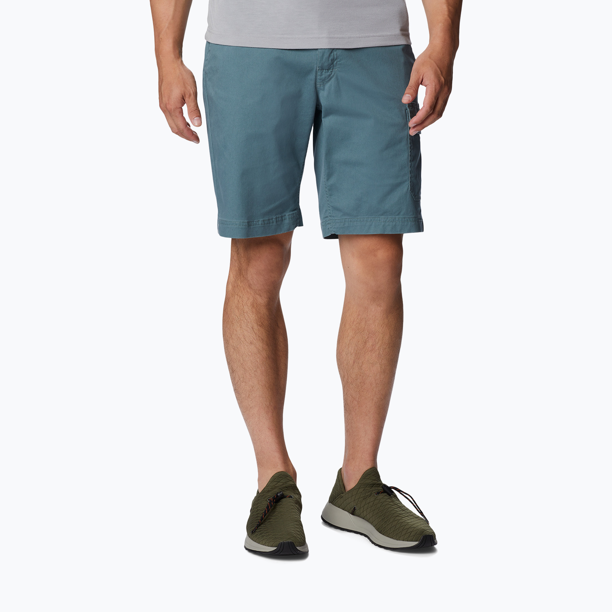 Spodenki trekkingowe męskie Columbia Pacific Ridge Belted metal 