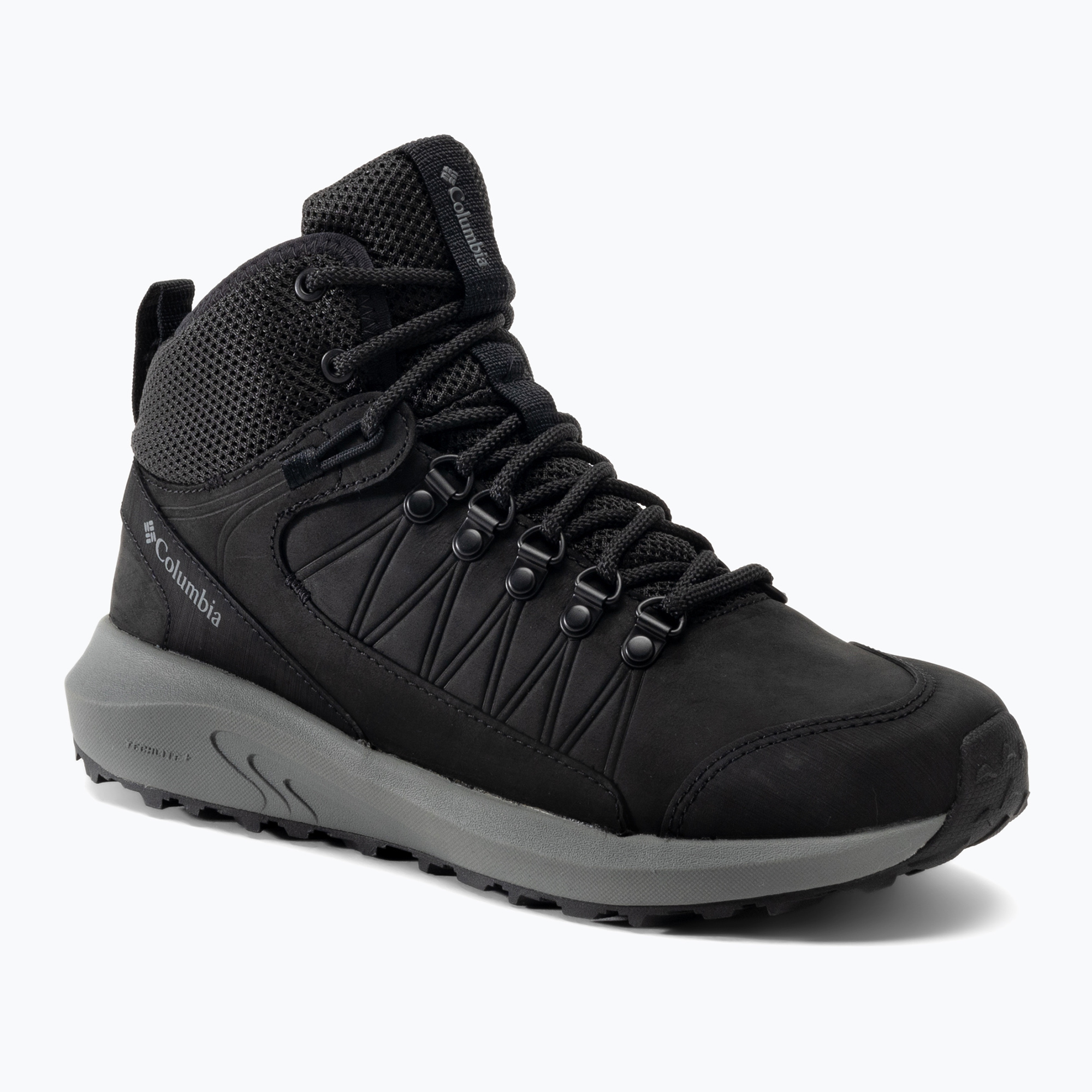 Buty trekkingowe damskie Columbia Trailstorm Crest Mid WP black/ti grey steel | WYSYŁKA W 24H | 30 DNI NA ZWROT