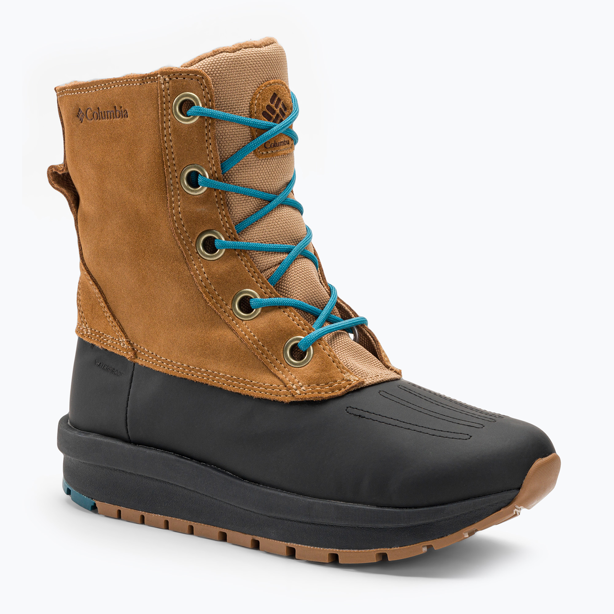 Zdjęcia - Buty trekkingowe Columbia Śniegowce damskie  Moritza Shield Omni-Heat elk/river blue | WYSYŁ 