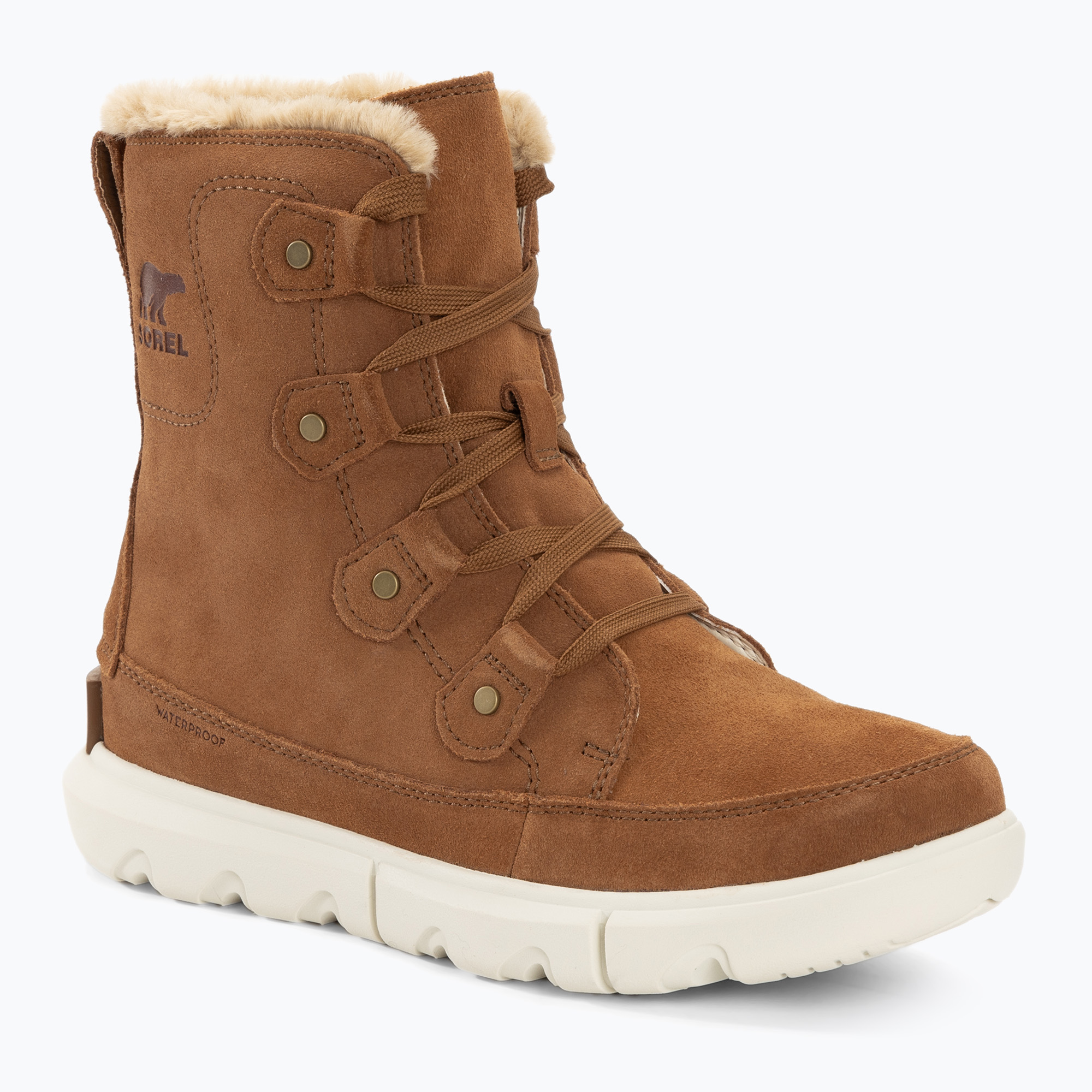 Zdjęcia - Buty trekkingowe Śniegowce damskie Sorel Explorer Next Joan Wp velvet tan/fawn | WYSYŁKA W