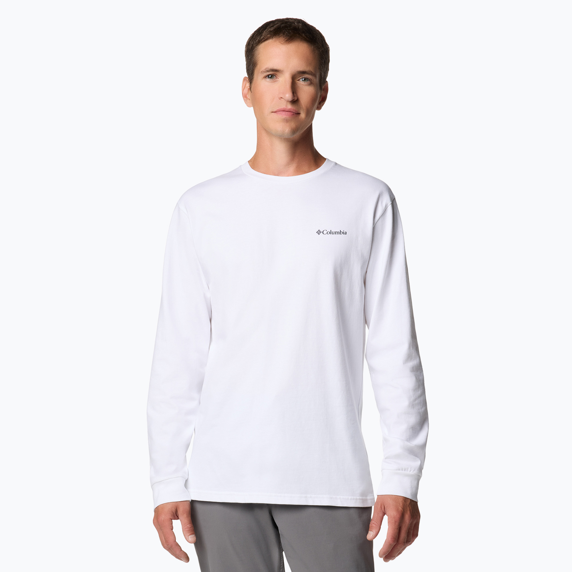 Bluza męska Columbia Explorers Canyon white / torn sunscape | WYSYŁKA W 24H | 30 DNI NA ZWROT