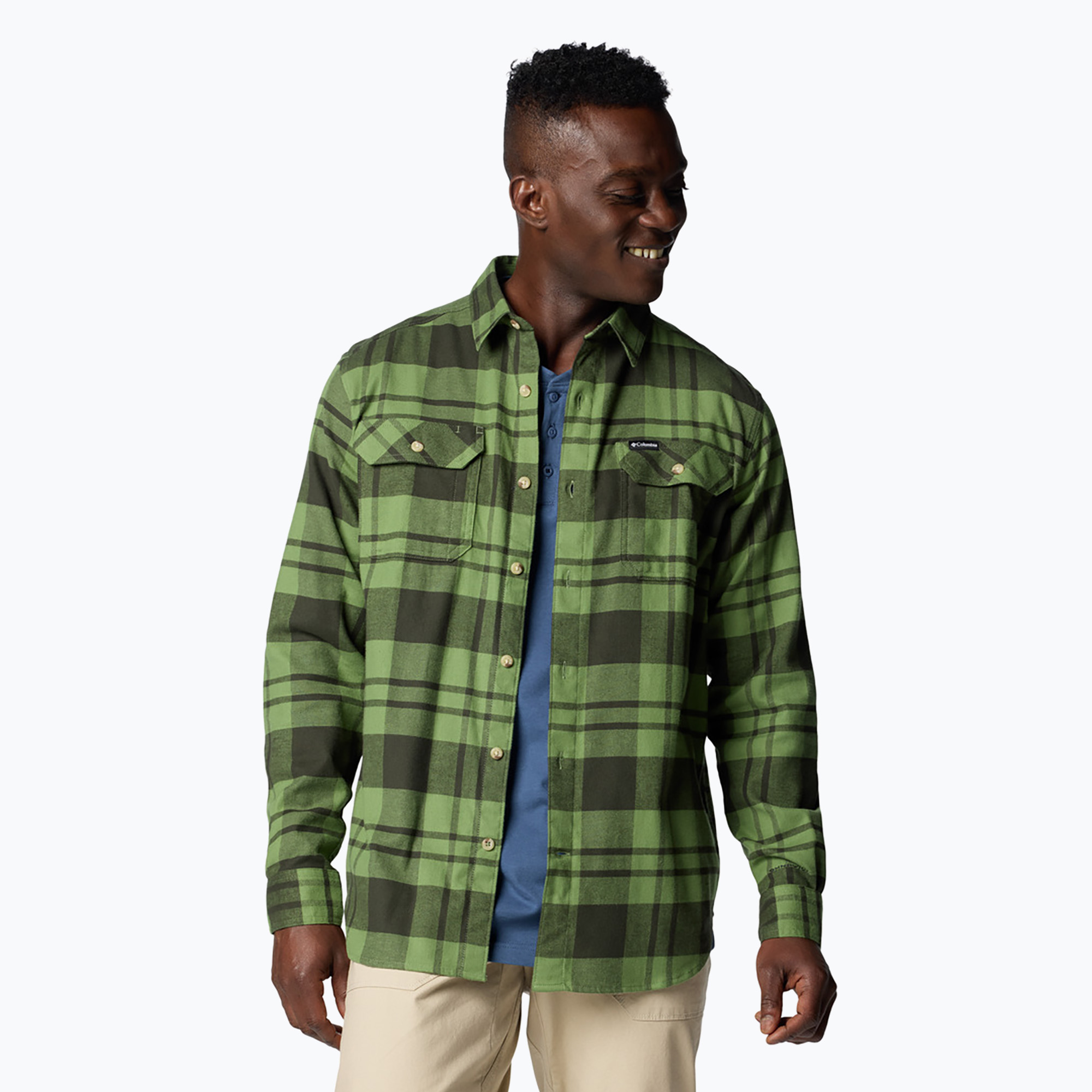 Фото - Трекінговий одяг Columbia Koszula męska  Flare Gun Stretch Flannel canteen river crossing pl 