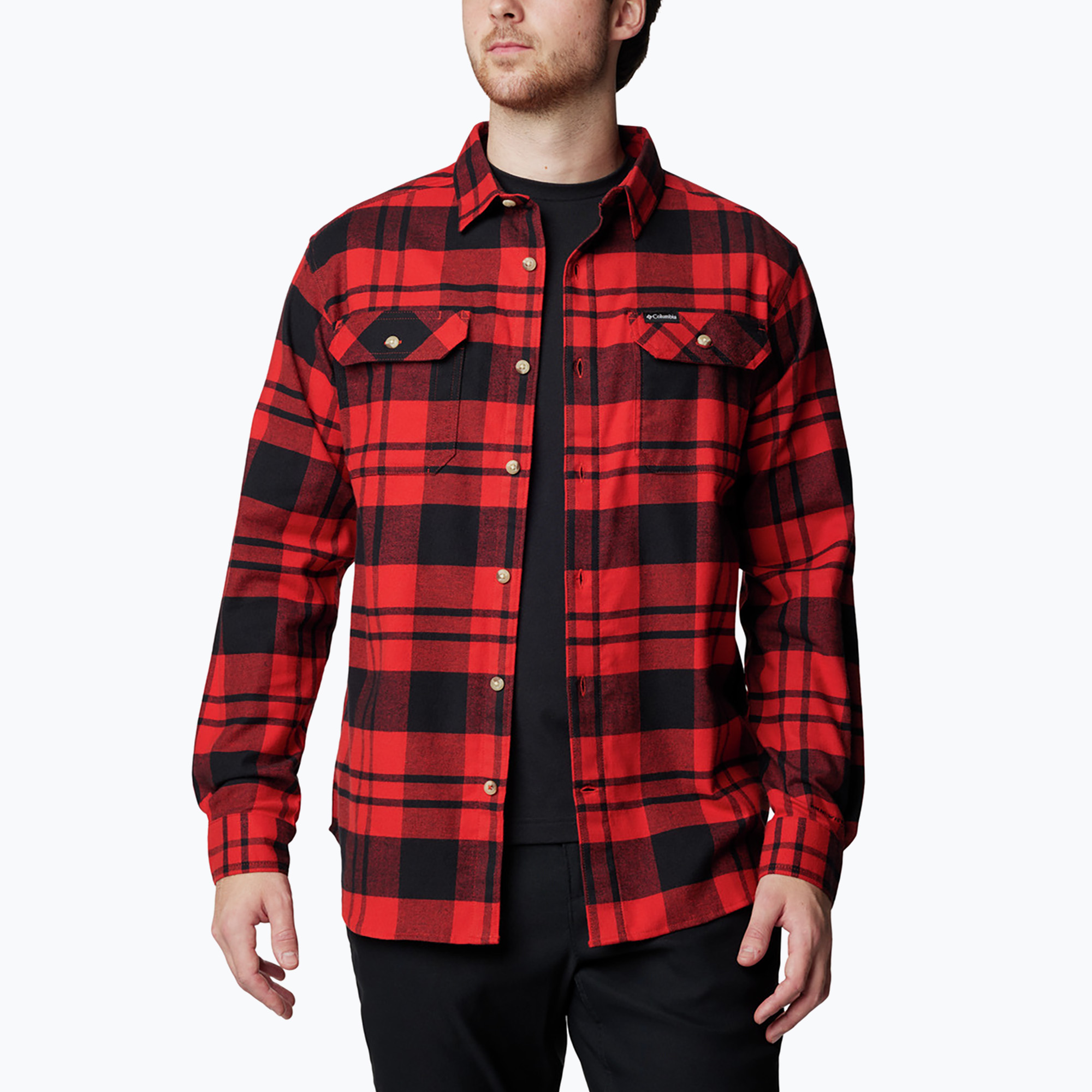 Фото - Трекінговий одяг Columbia Koszula męska  Flare Gun Stretch Flannel sail red river crossing p 