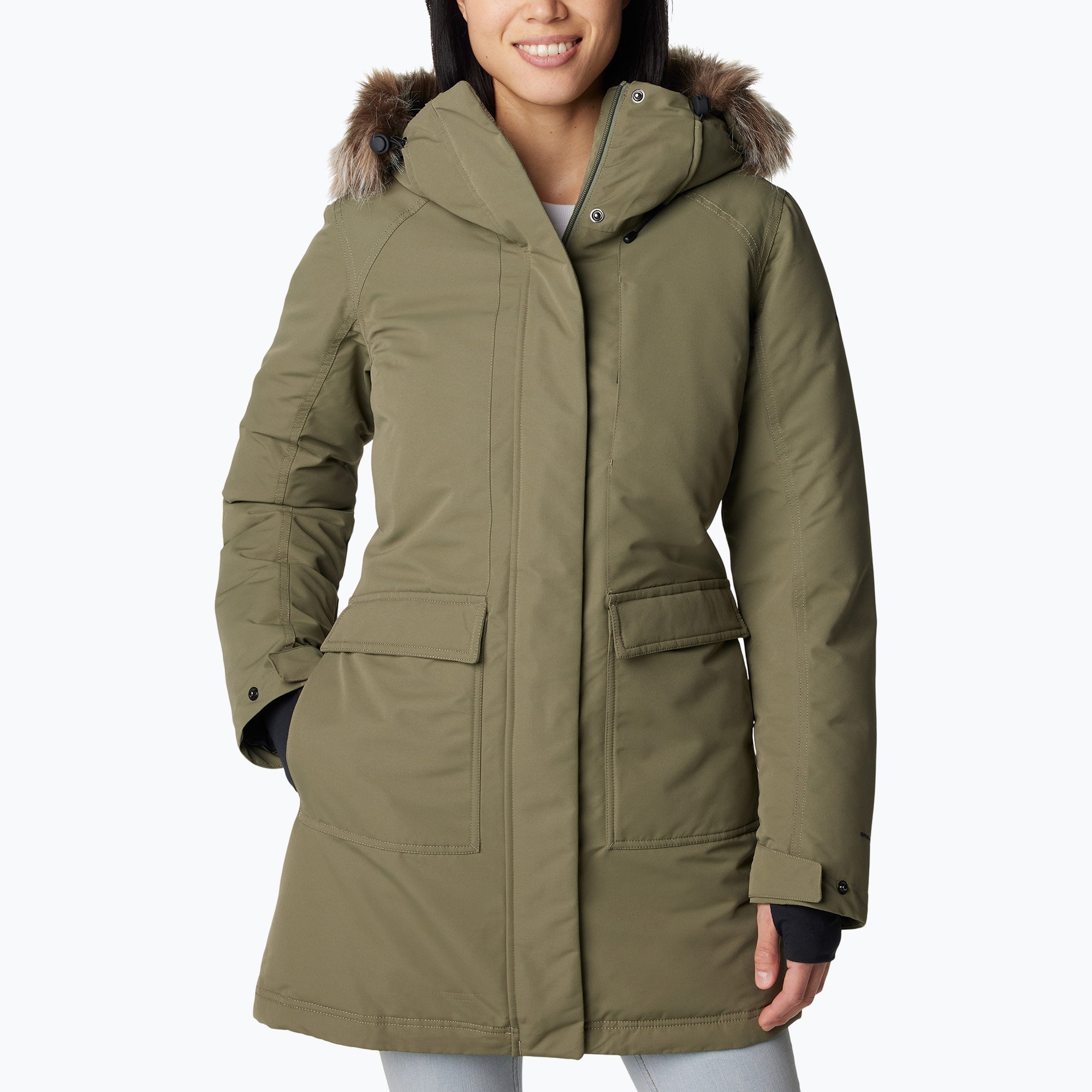 Płaszcz ocieplany damski Columbia Little Si II Ins Parka stone green | WYSYŁKA W 24H | 30 DNI NA ZWROT