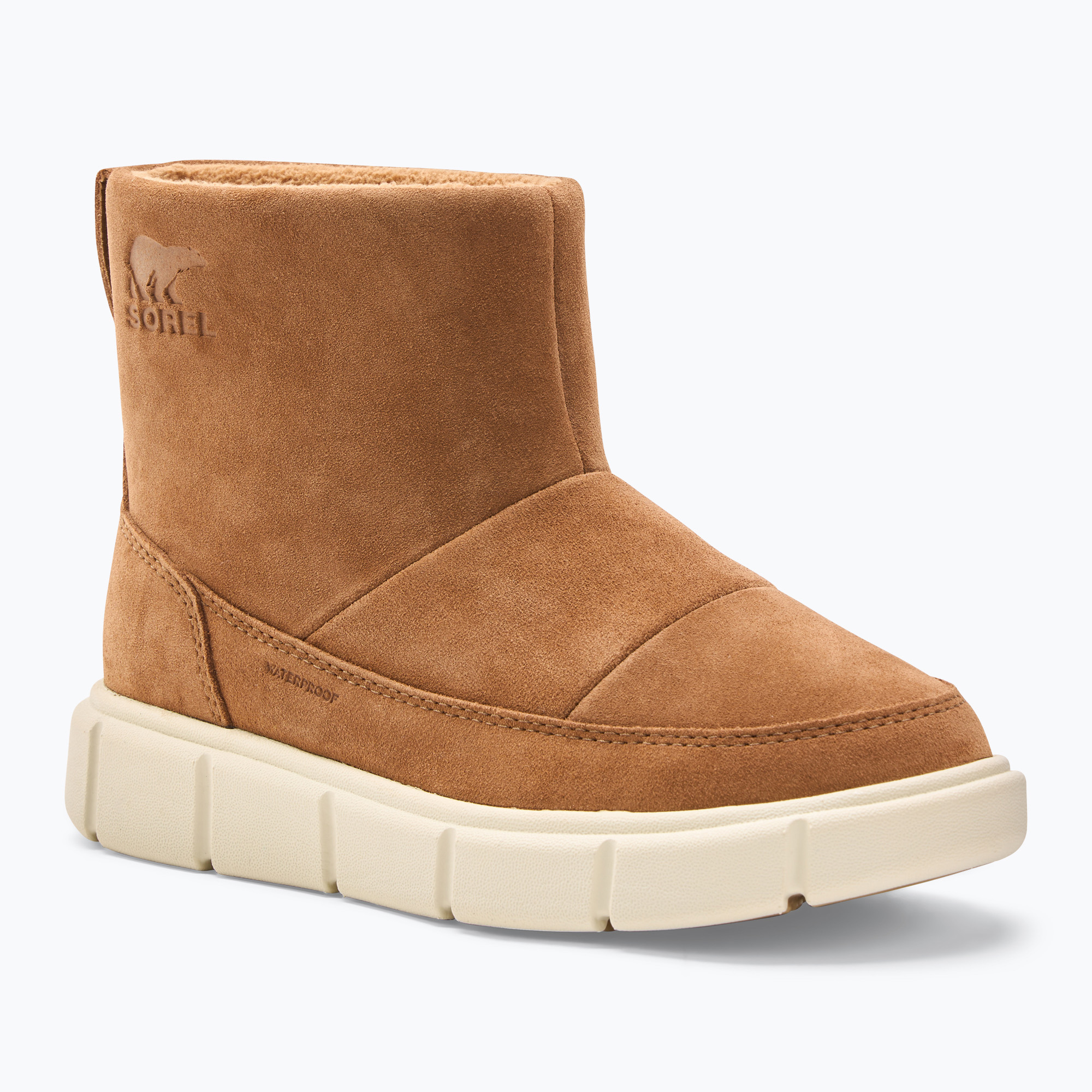 Śniegowce damskie Sorel Explorer III Slip-On WP velvet tan/chalk | WYSYŁKA W 24H | 30 DNI NA ZWROT