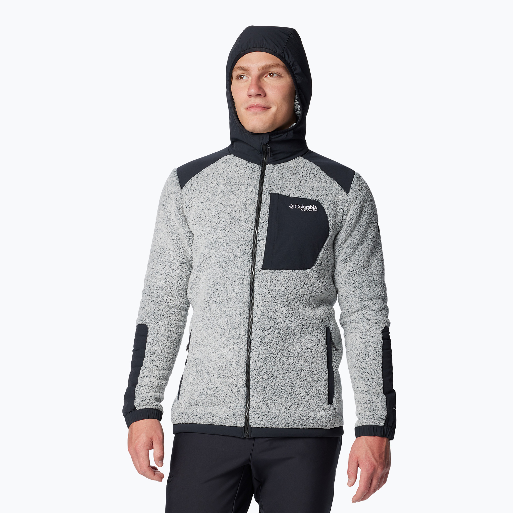 Bluza męska Columbia Arctic Crest Sherpa white / black | WYSYŁKA W 24H | 30 DNI NA ZWROT