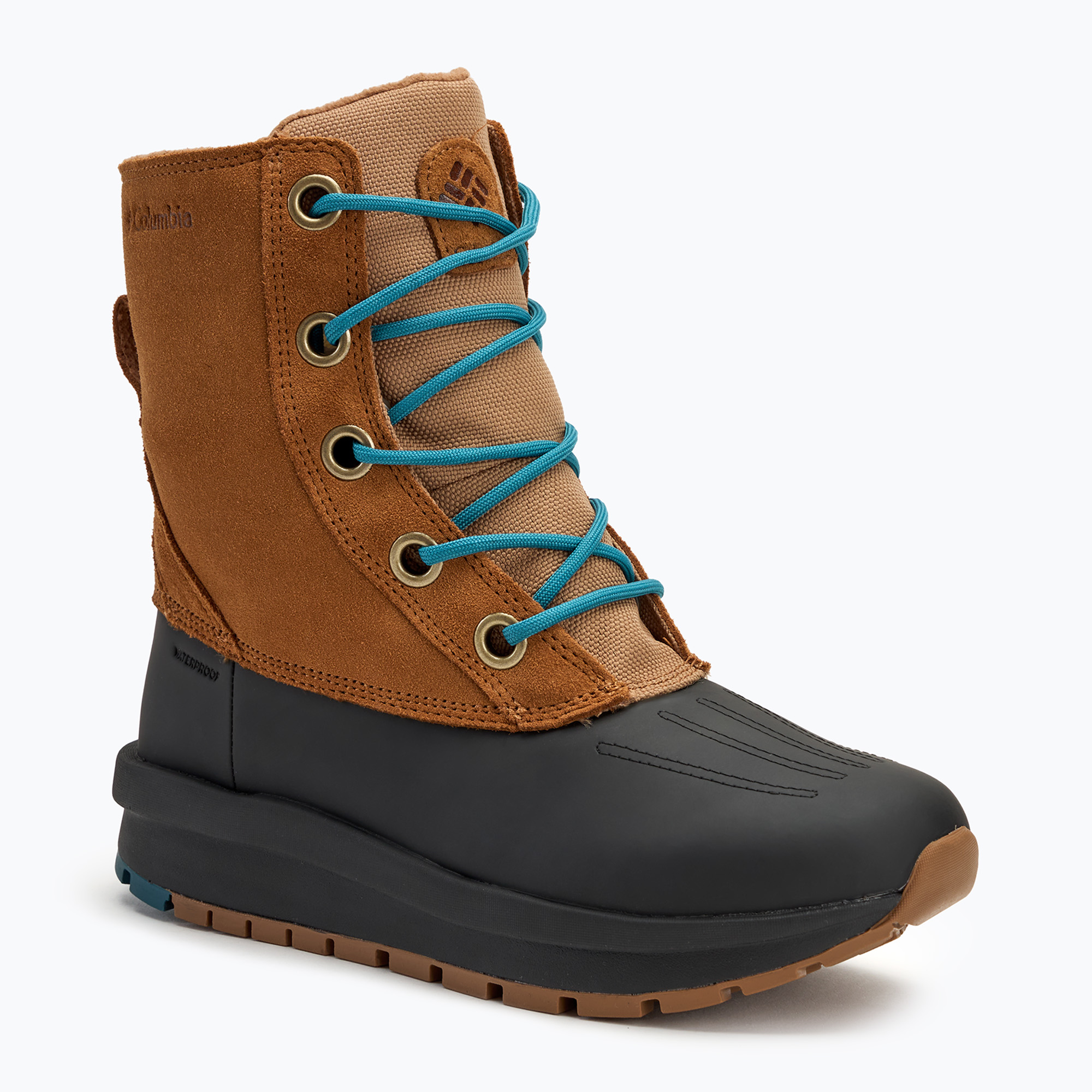 Zdjęcia - Buty trekkingowe Columbia Śniegowce damskie  Moritza Shield Omni-Heat V2 elk/ river blue | W 