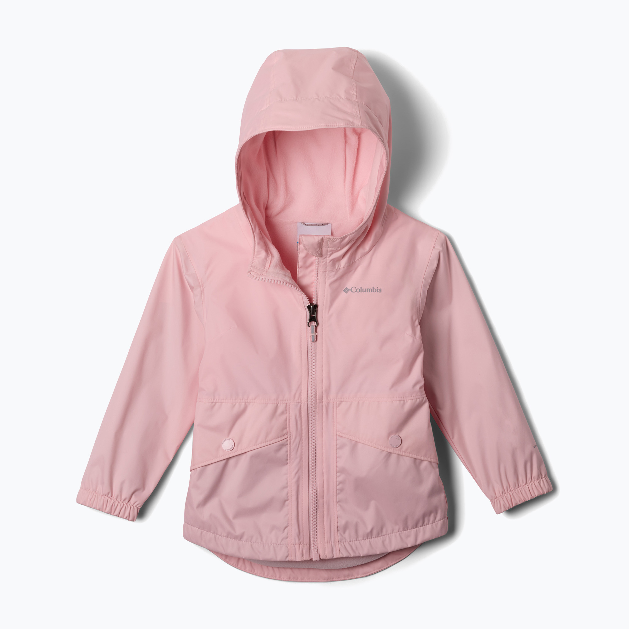 Kurtka przeciwdeszczowa dziecięca Columbia Rainy Trails II Fleece satin pink | WYSYŁKA W 24H | 30 DNI NA ZWROT