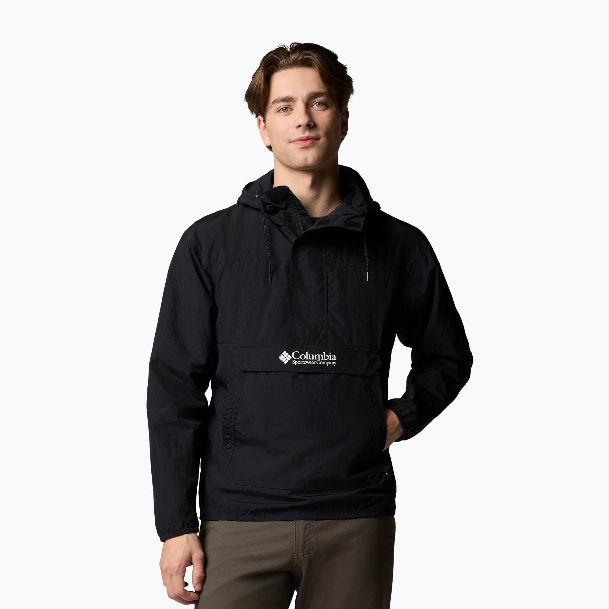 Kurtka przeciwwiatrowa męska Columbia Challenger Windbreaker Anorak black | WYSYŁKA W 24H | 30 DNI NA ZWROT