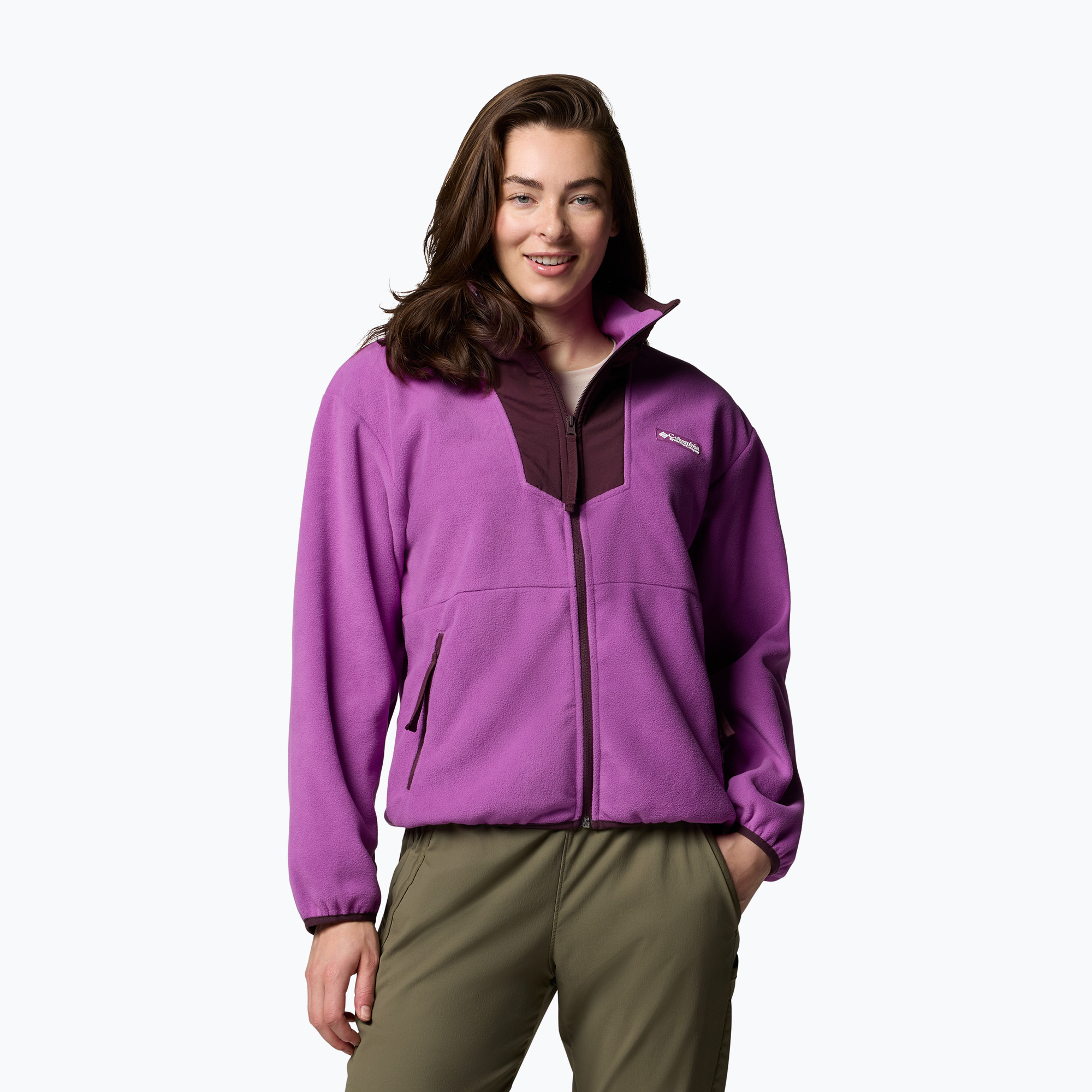 Bluza damska Columbia Sequoia Grove Full Zip razzle/moonvista | WYSYŁKA W 24H | 30 DNI NA ZWROT