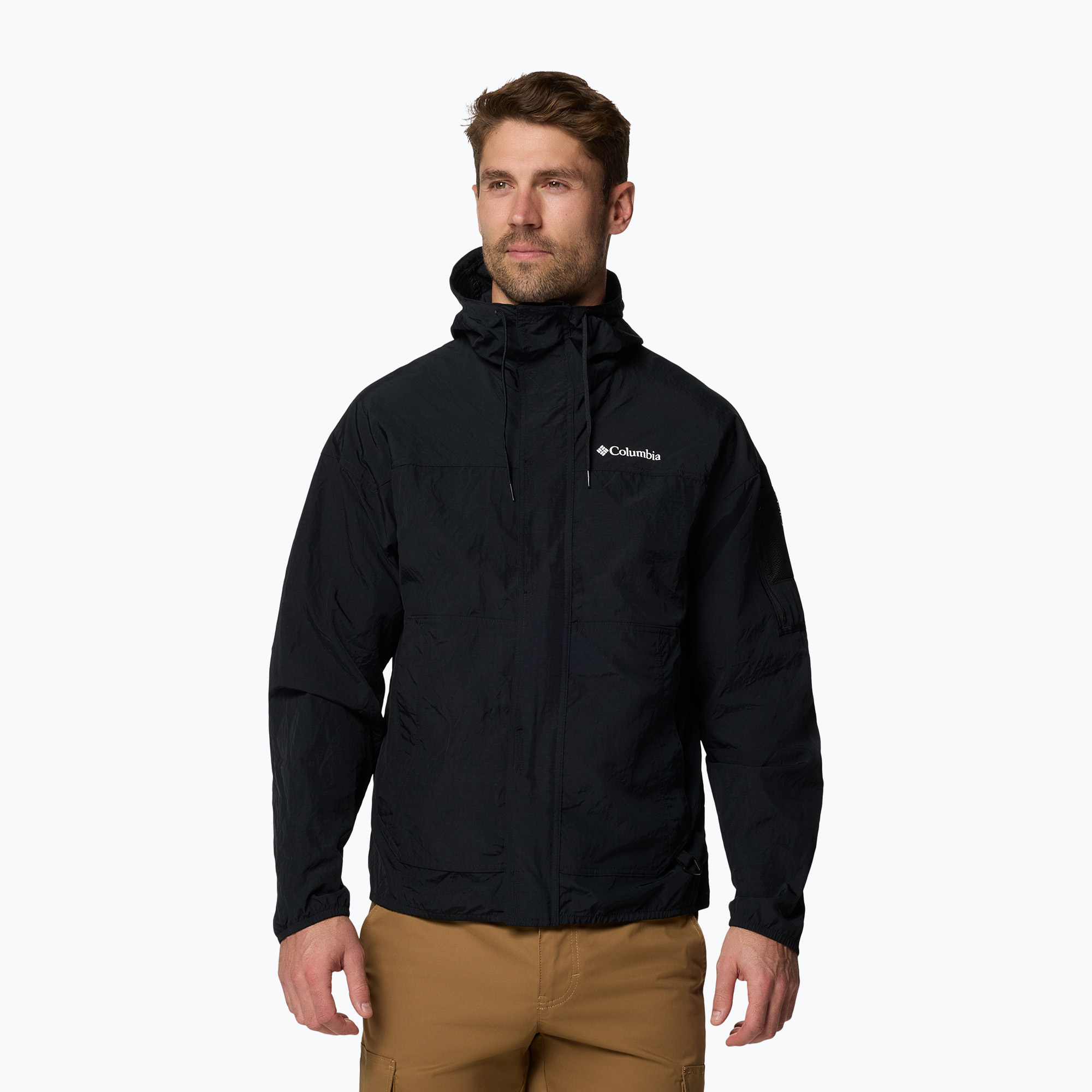 Kurtka softshell męska Columbia Challenger II Windbreaker black | WYSYŁKA W 24H | 30 DNI NA ZWROT