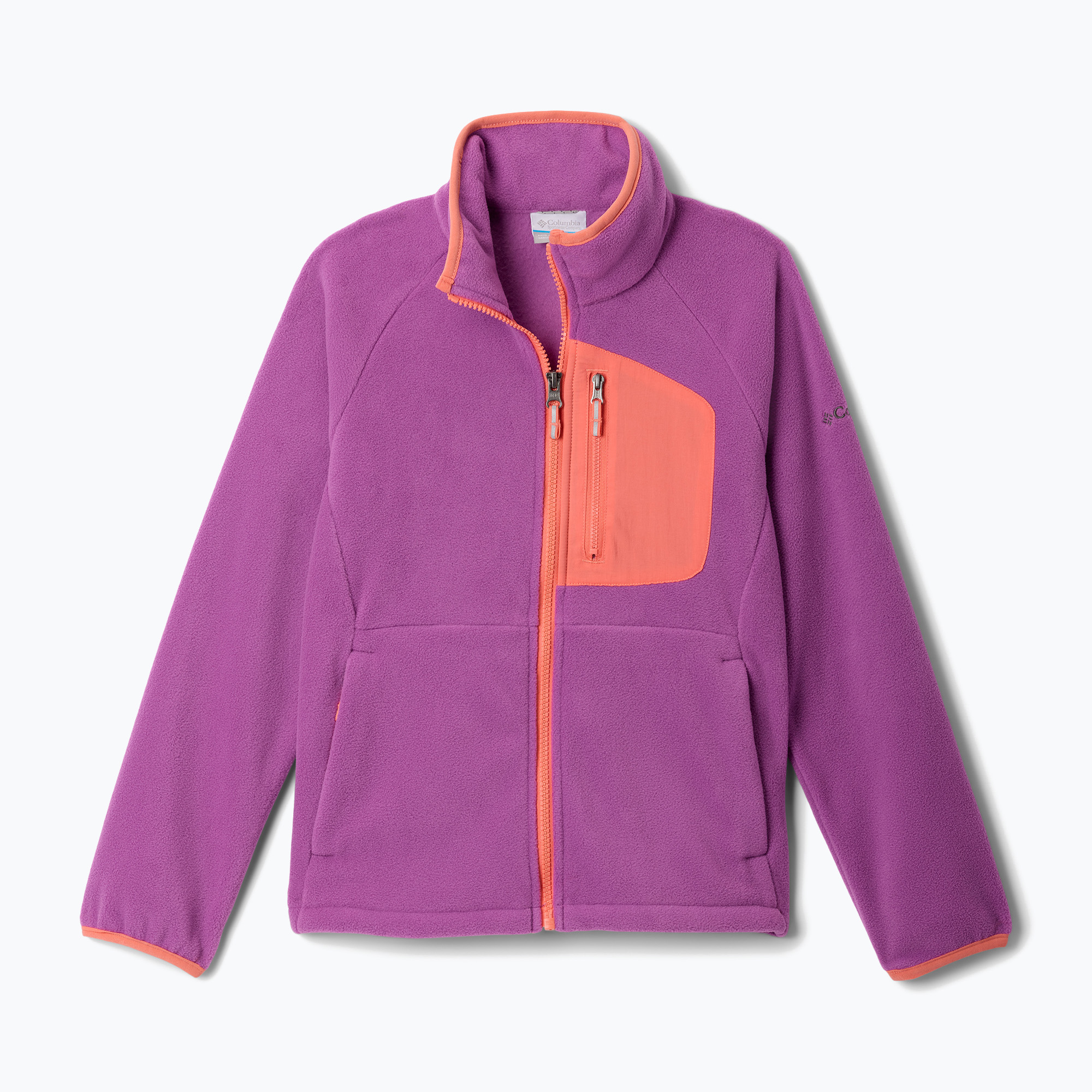 Bluza polarowa dziecięca Columbia Fast Trek IV Fleece Full Zip razzle/hot coral | WYSYŁKA W 24H | 30 DNI NA ZWROT