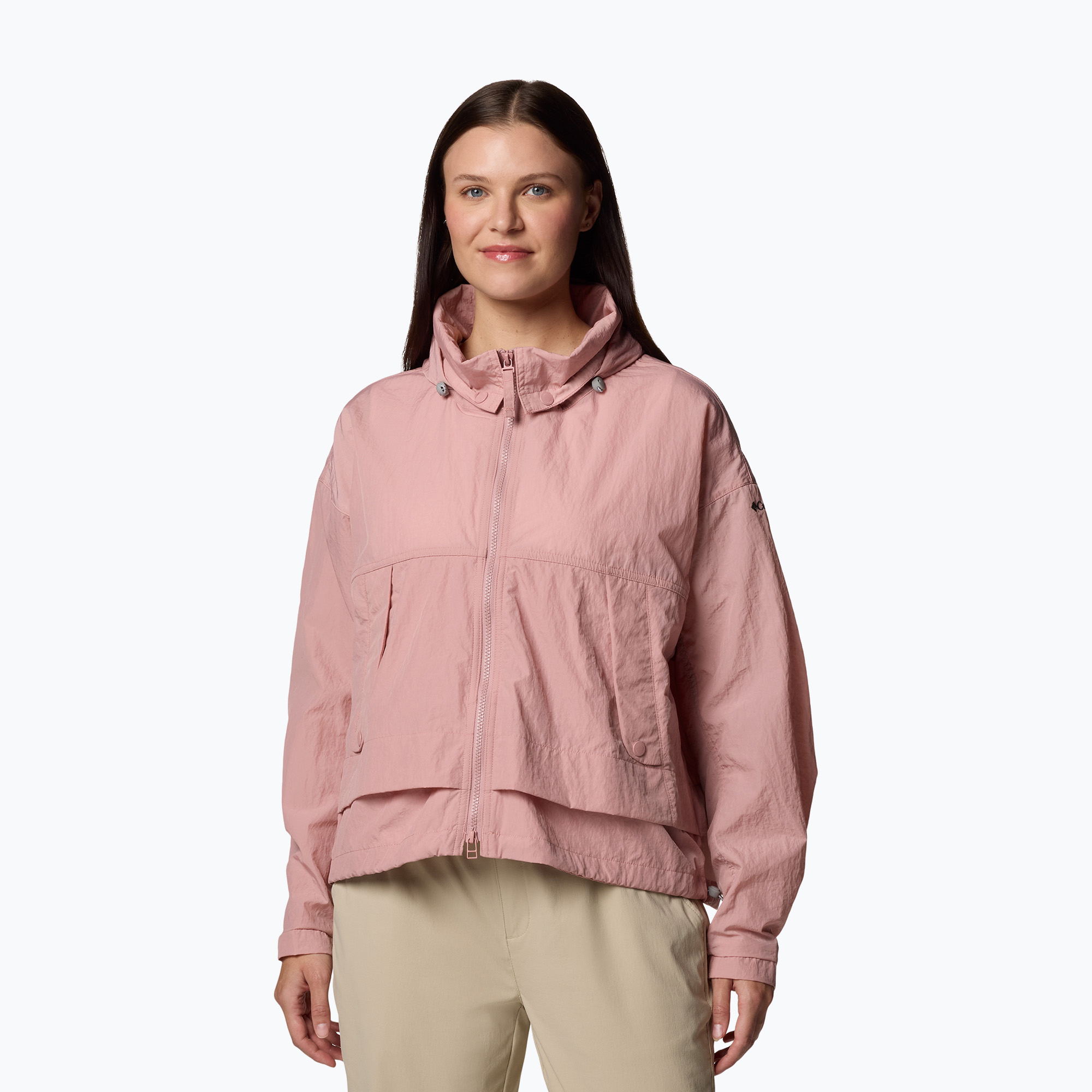 Kurtka przeciwwiatrowa damska Columbia Paracutie II Windbreaker eraser pink | WYSYŁKA W 24H | 30 DNI NA ZWROT