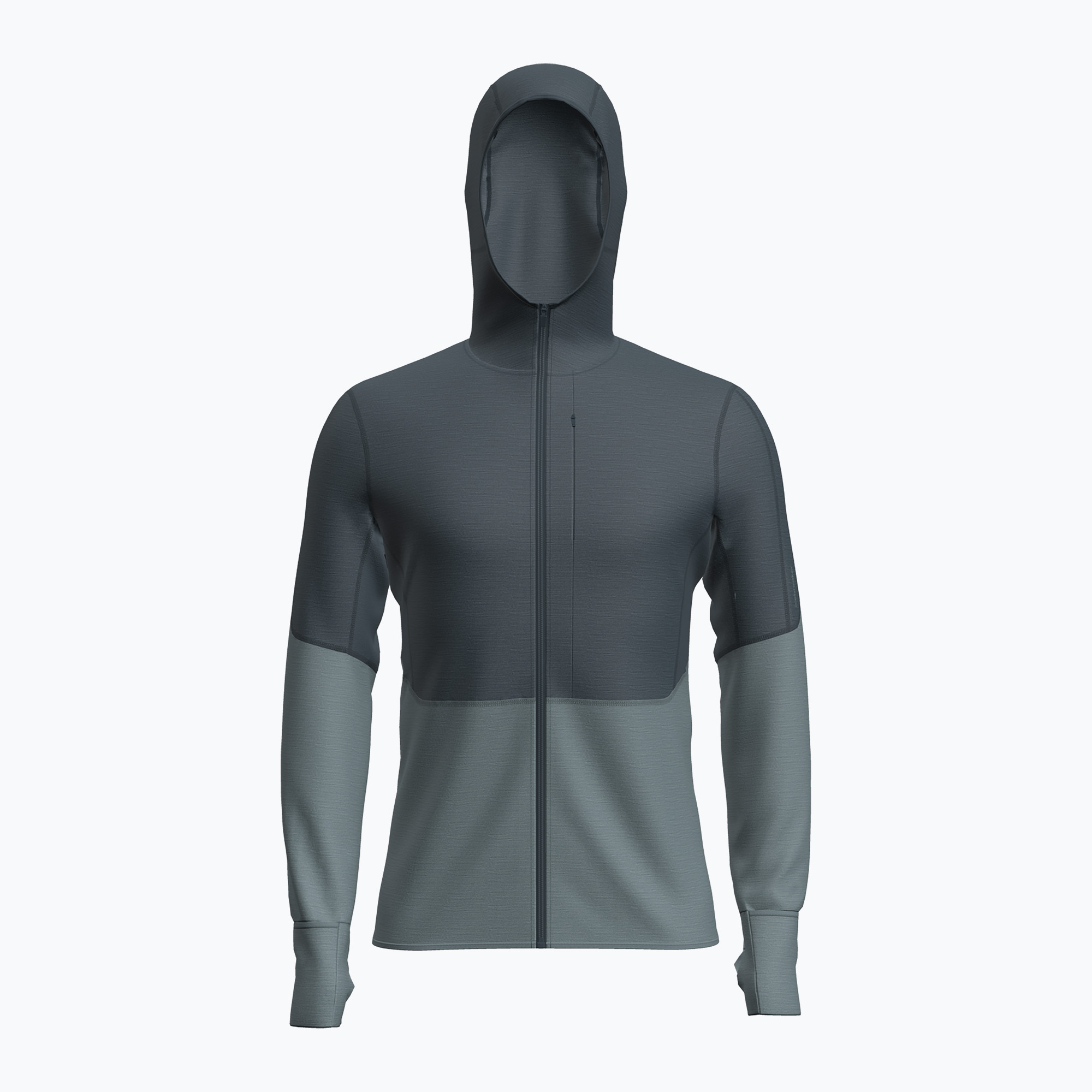 Bluza trekkingowa męska icebreaker Merino 260 Quantum IV Zip Hoodie arctic | WYSYŁKA W 24H | 30 DNI NA ZWROT