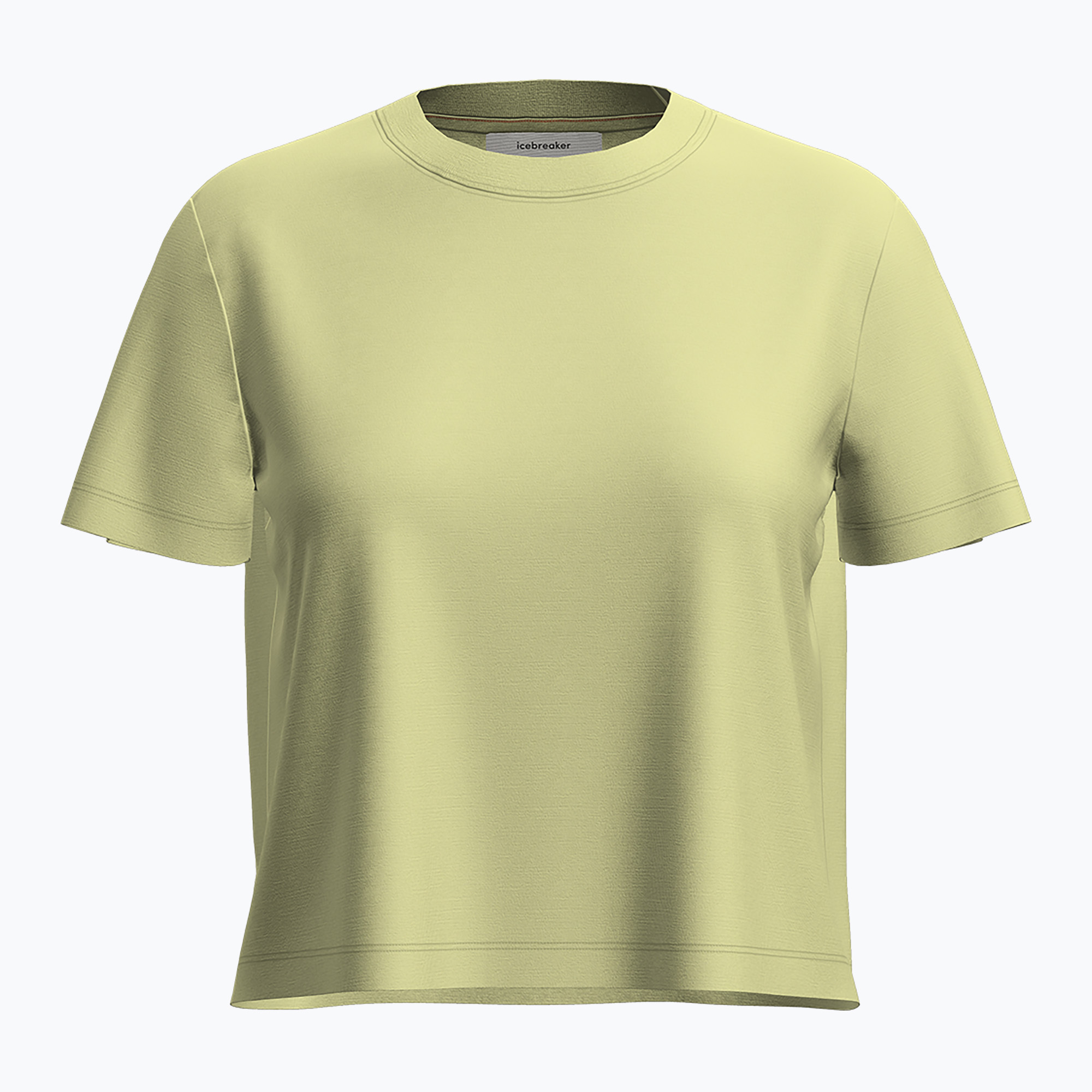 Koszulka trekkingowa damska icebreaker Merino 150 Tech Lite III SS Crop Tee citrine | WYSYŁKA W 24H | 30 DNI NA ZWROT