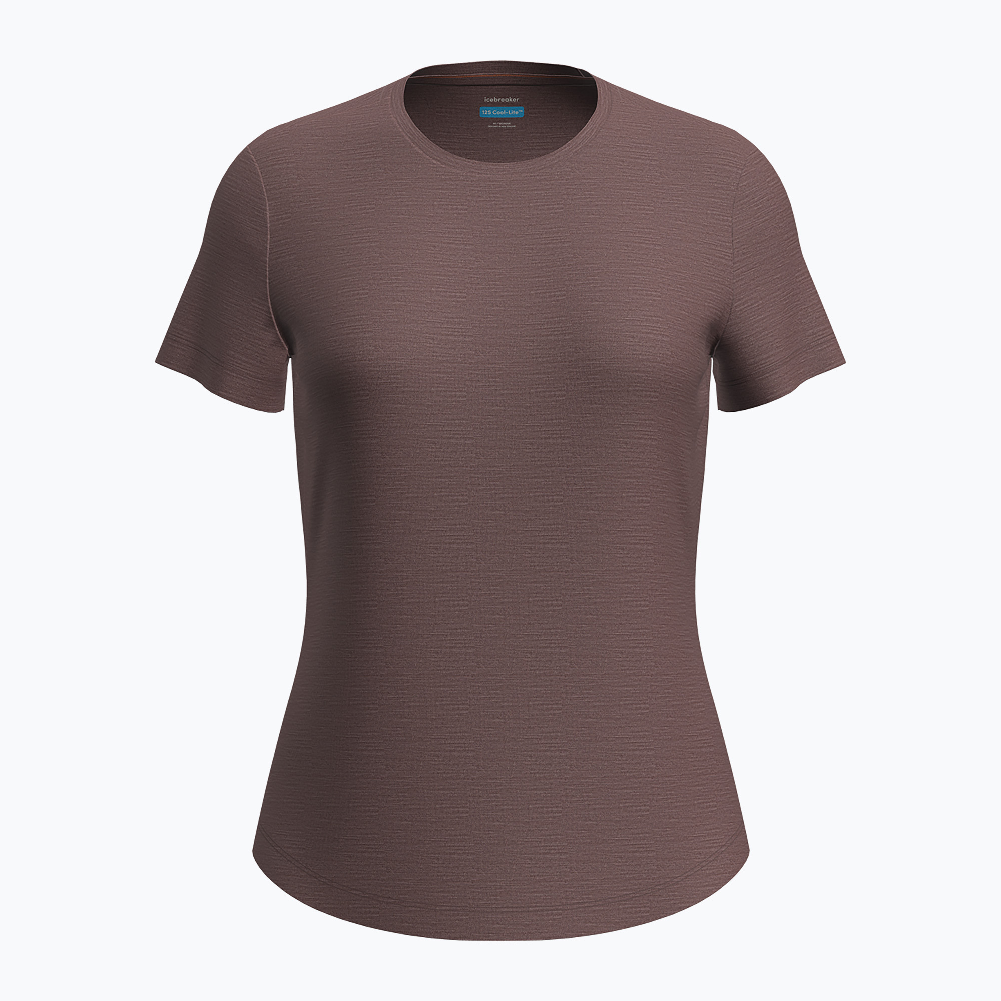 Koszulka trekkingowa damska icebreaker Merino 125 Cool-Lite Sphere III SS Tee carob heather | WYSYŁKA W 24H | 30 DNI NA ZWROT