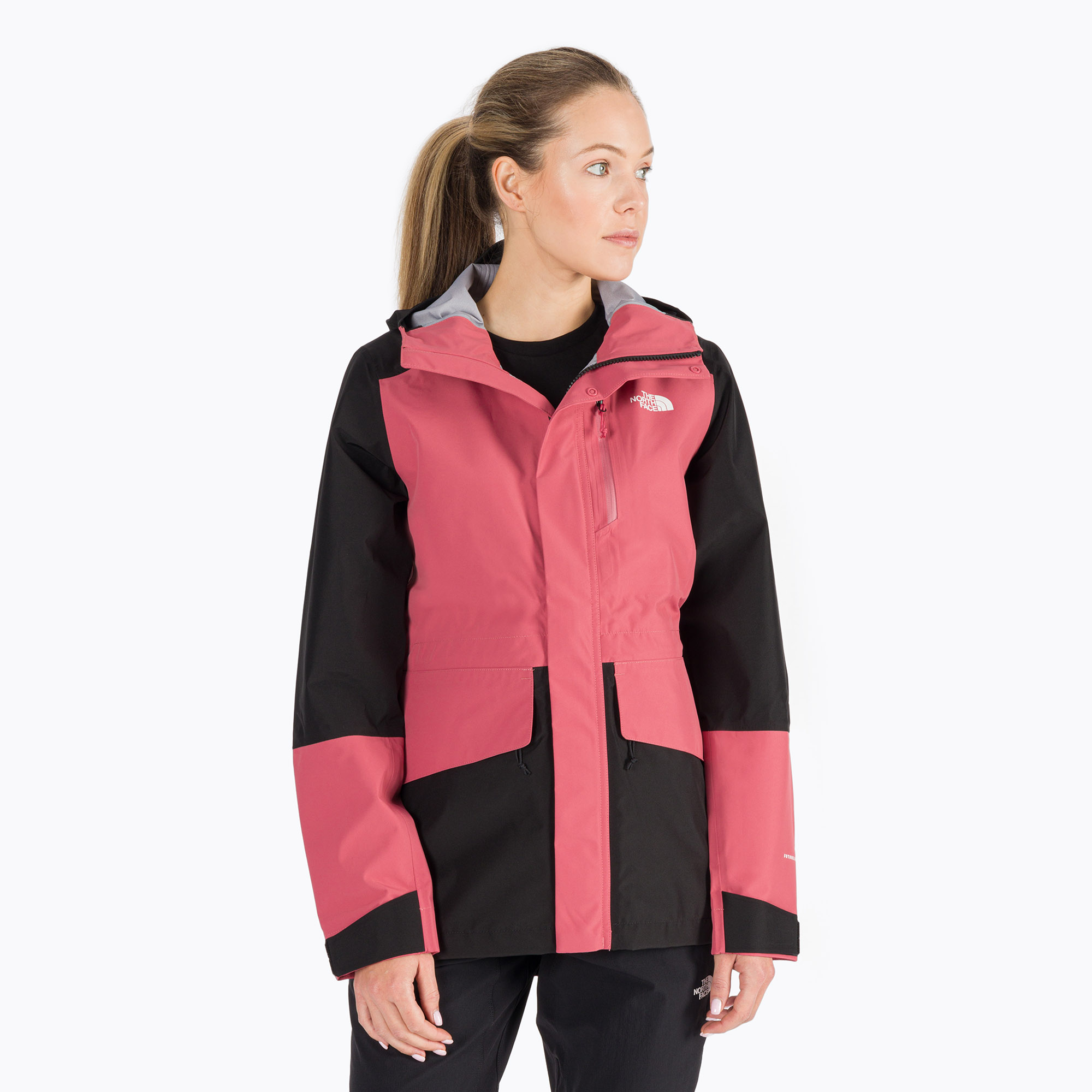 Kurtka przeciwdeszczowa damska The North Face Dryzzle All Weather Futurelight slate rose/black | WYSYŁKA W 24H | 30 DNI NA ZWROT