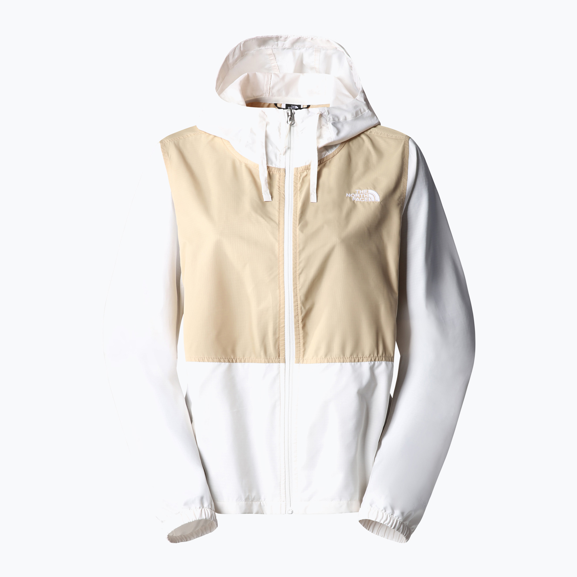 Kurtka przeciwwiatrowa damska The North Face Cyclone 3 gardenia white/khaki stone | WYSYŁKA W 24H | 30 DNI NA ZWROT