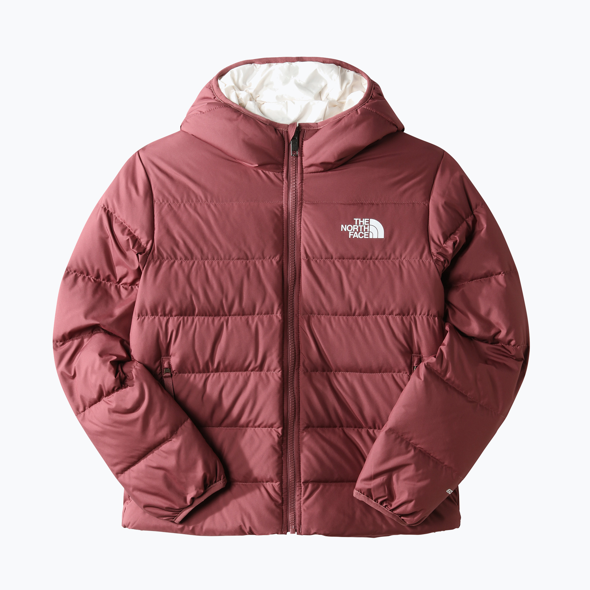 Kurtka dziecięca The North Face Reversible North Down Hooded wild ginger | WYSYŁKA W 24H | 30 DNI NA ZWROT