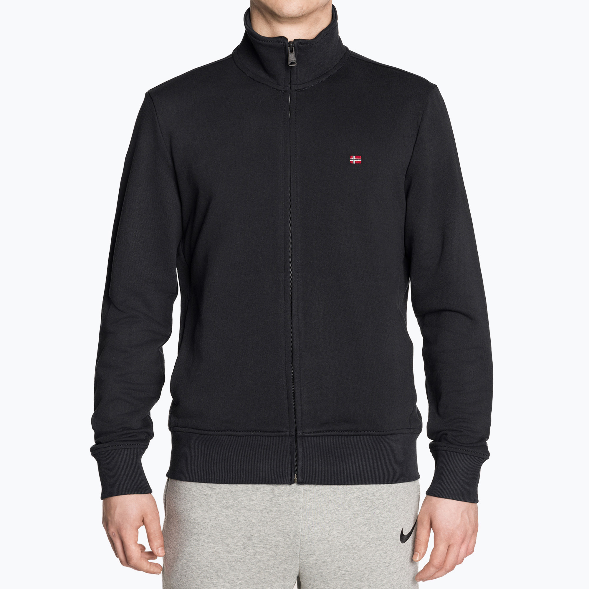 Bluza męska Napapijri Balis Fz Sum black | WYSYŁKA W 24H | 30 DNI NA ZWROT