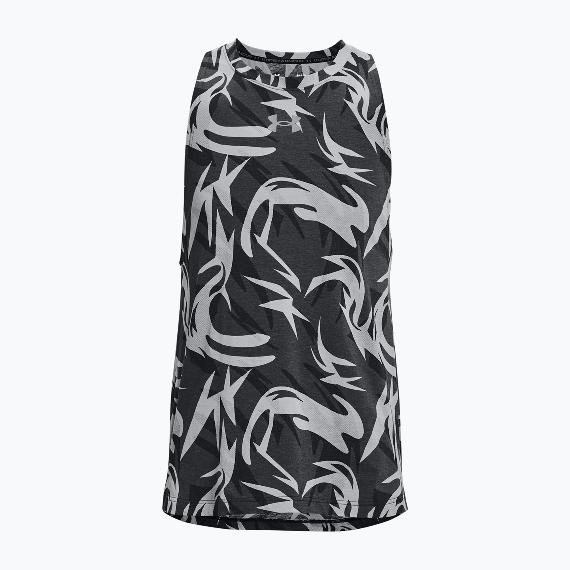 Koszulka koszykarska męska Under Armour Baseline Printed Tank black | WYSYŁKA W 24H | 30 DNI NA ZWROT