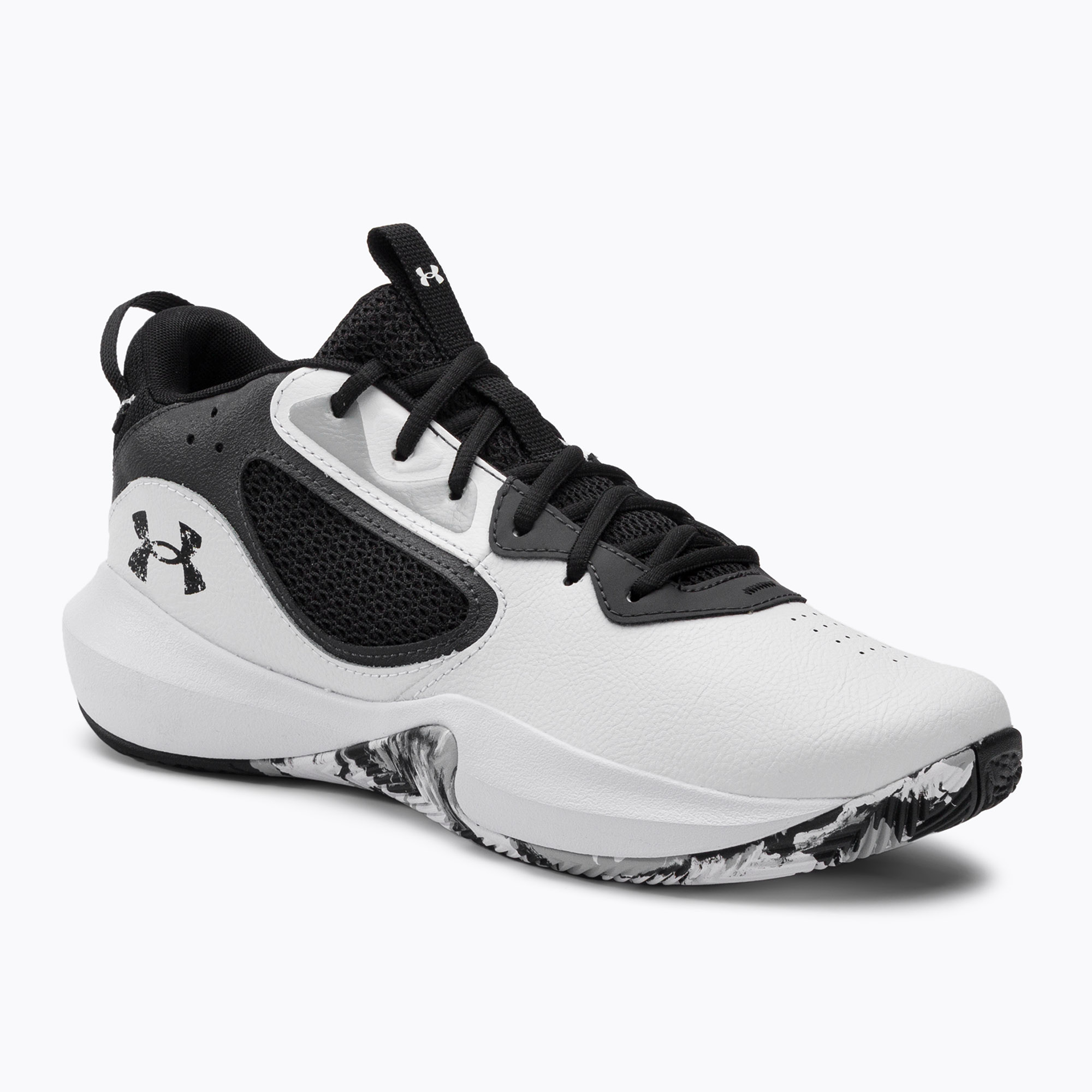 Buty do koszykówki męskie Under Armour Lockdown 6 white/jet gray/black | WYSYŁKA W 24H | 30 DNI NA ZWROT