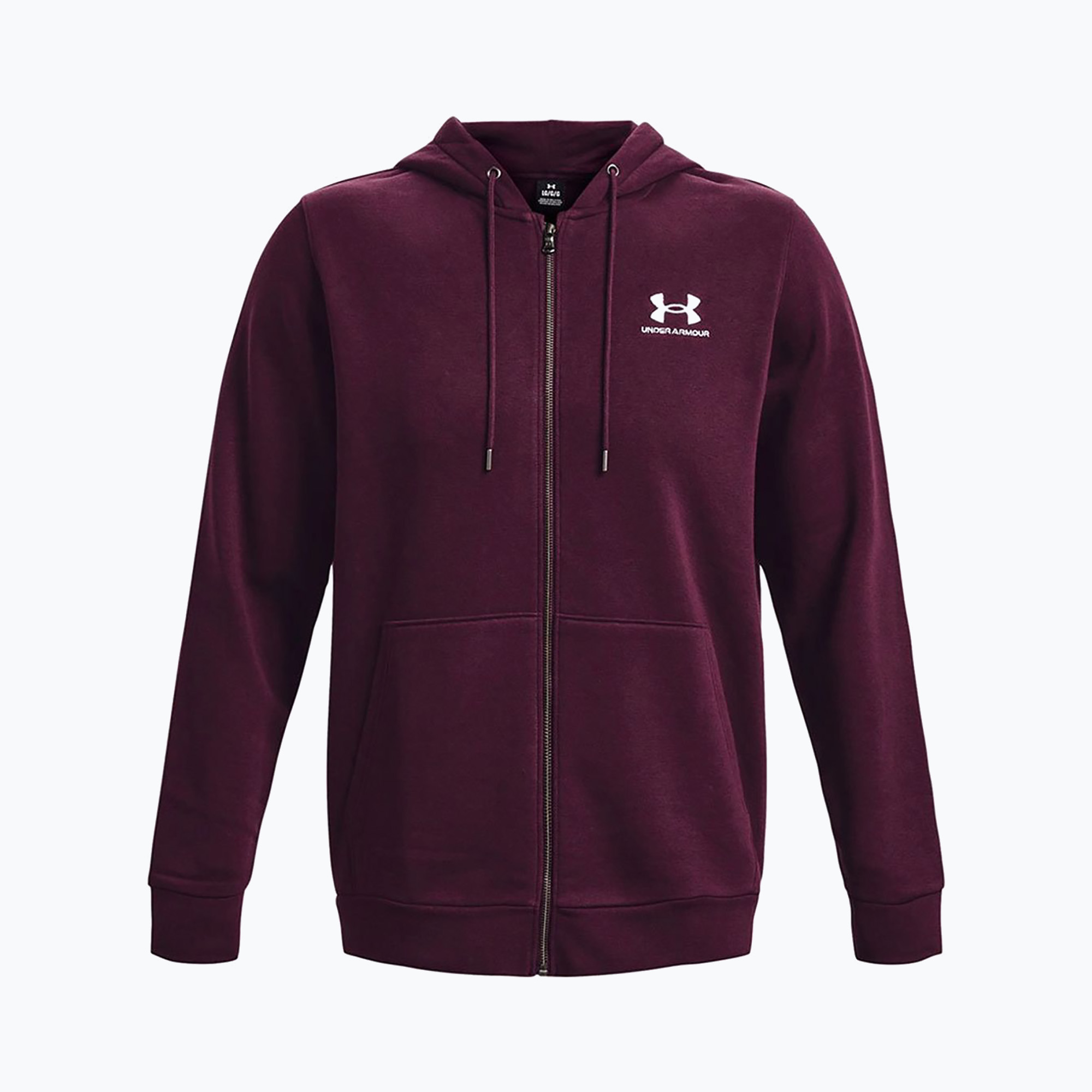 Bluza męska Under Armour Essential Fleece FZ Hood purple stone/white | WYSYŁKA W 24H | 30 DNI NA ZWROT