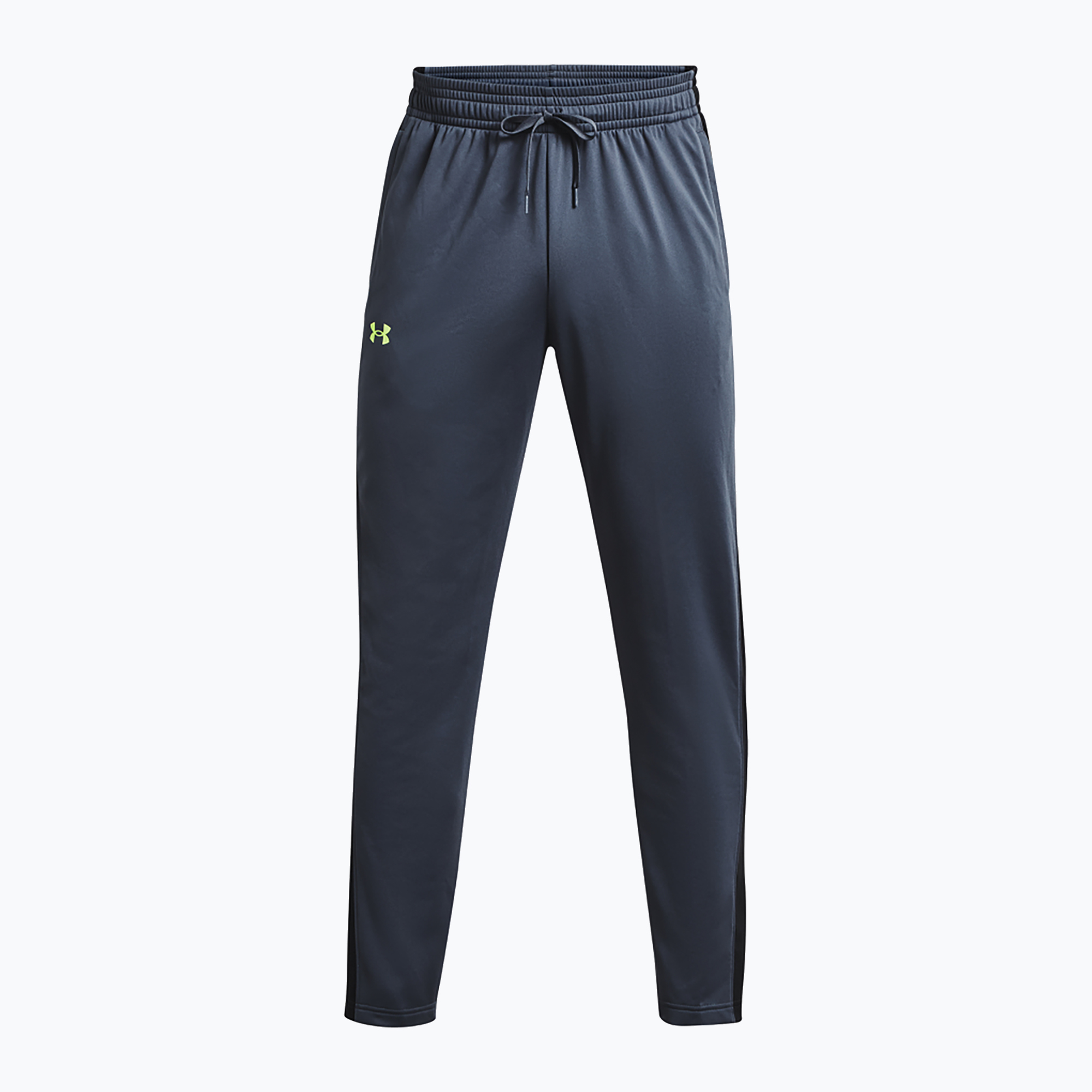 Spodnie treningowe męskie Under Armour Brawler downpour gray/black/lime surge | WYSYŁKA W 24H | 30 DNI NA ZWROT