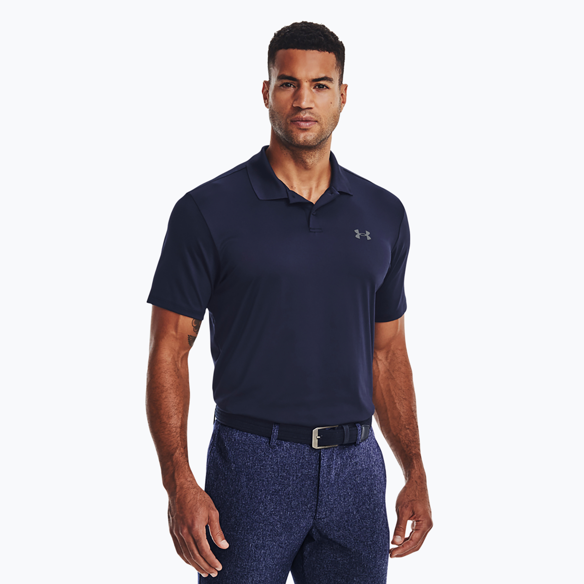 Koszulka polo męska Under Armour Matchplay Polo midnight navy/pitch gray | WYSYŁKA W 24H | 30 DNI NA ZWROT