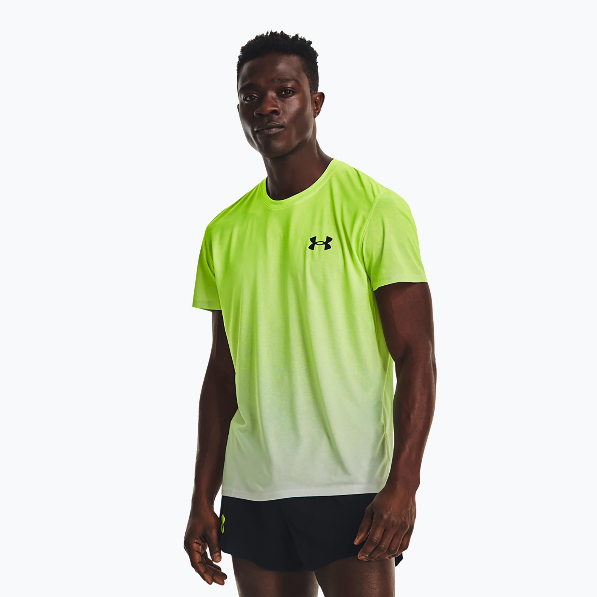 Koszulka do biegania męska Under Armour Pro Elite lime surge/halo gray/black | WYSYŁKA W 24H | 30 DNI NA ZWROT