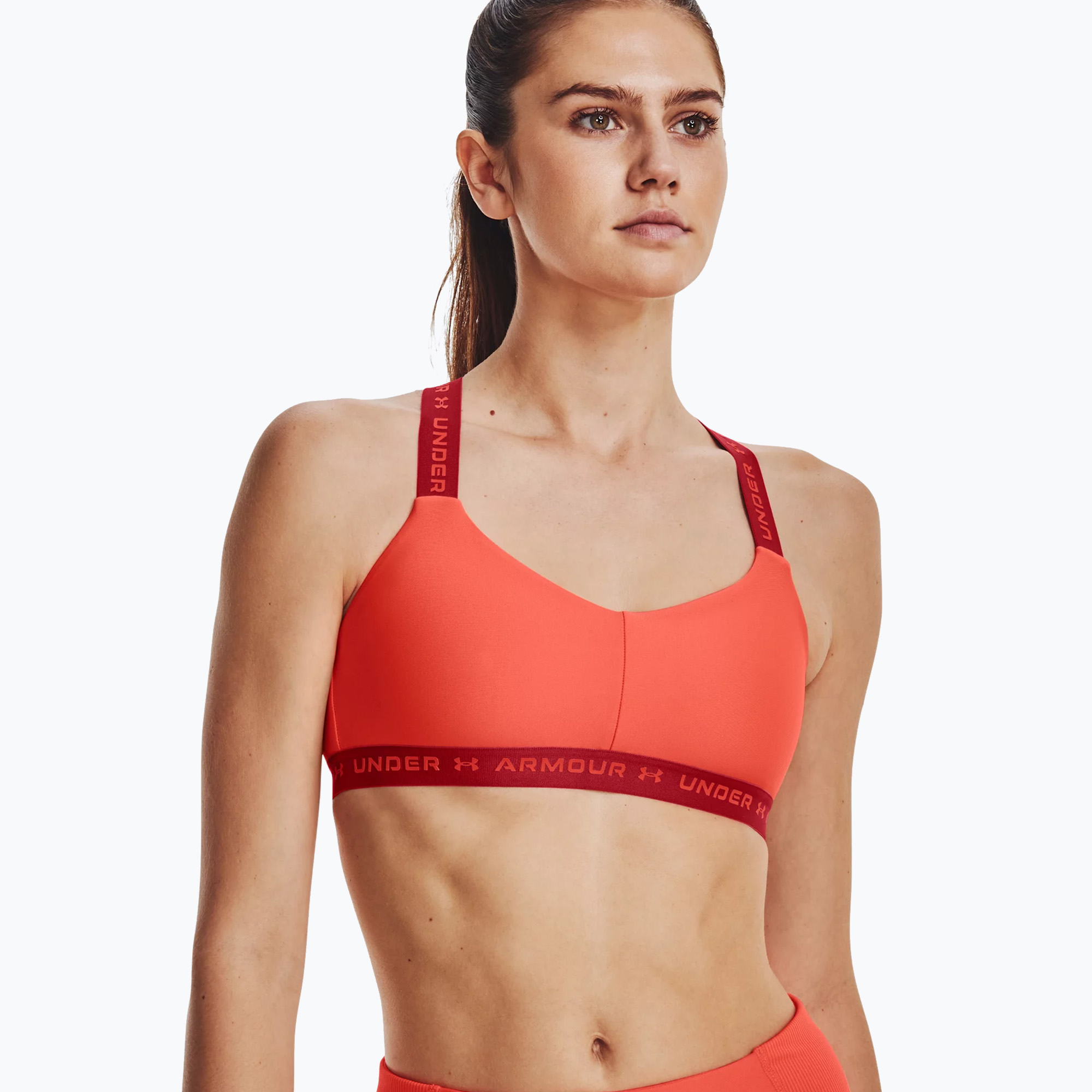 Biustonosz fitness Under Armour Crossback Low after burn/after burn | WYSYŁKA W 24H | 30 DNI NA ZWROT