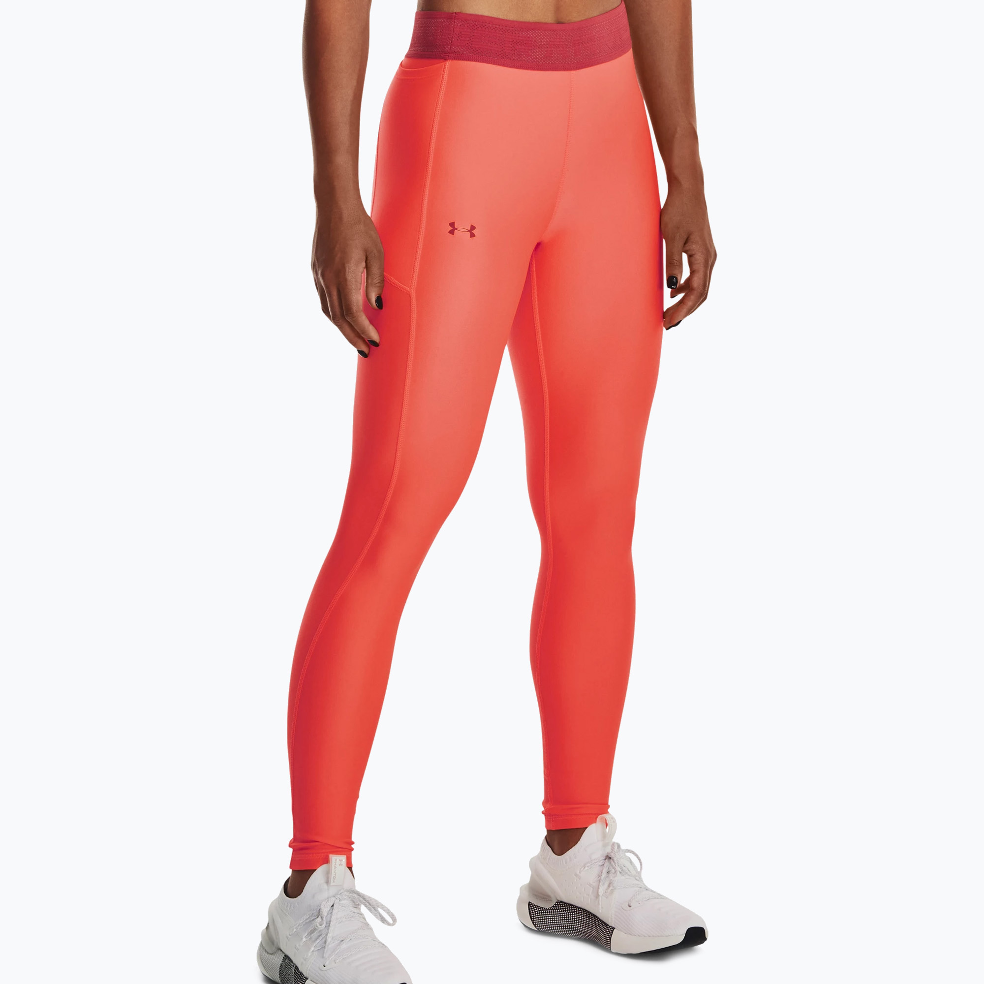 Legginsy treningowe damskie Under Armour Branded WB after burn/chakra | WYSYŁKA W 24H | 30 DNI NA ZWROT