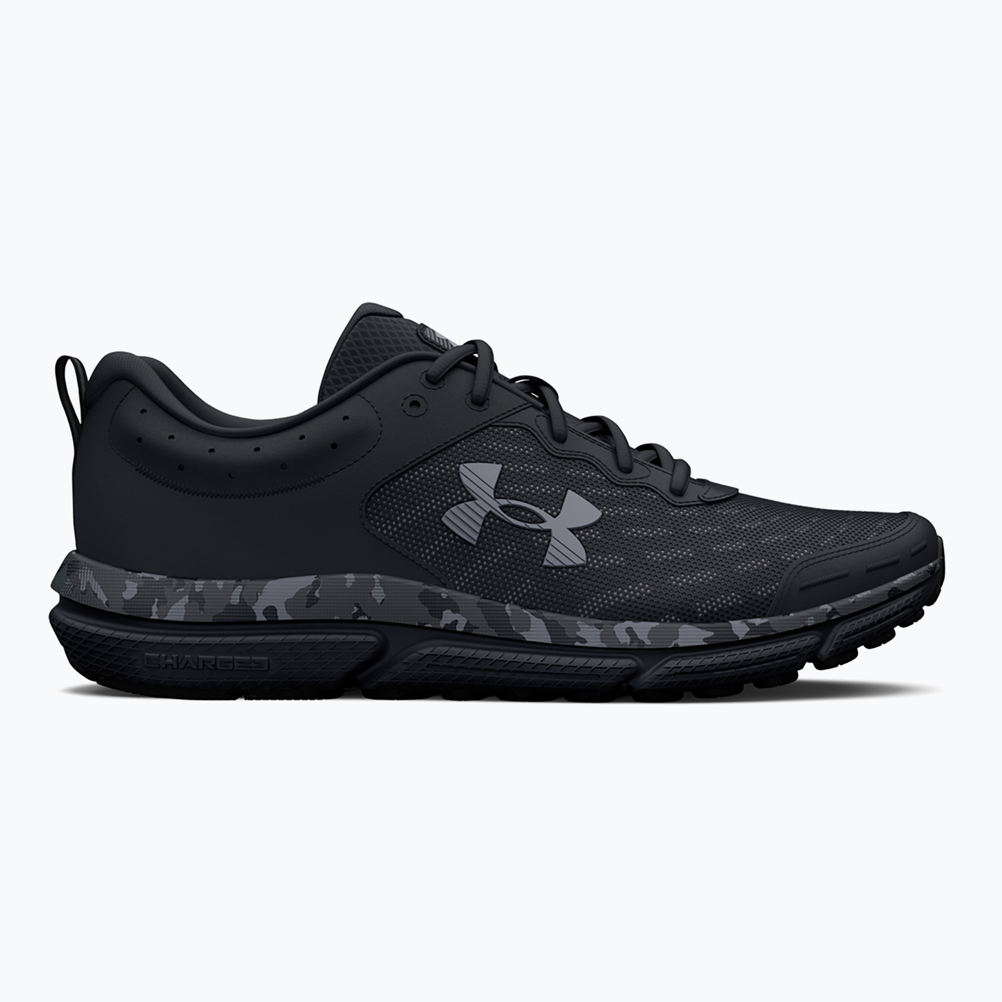 Buty do biegania męskie Under Armour Charged Assert 10 Camo black/black/pitch gray | WYSYŁKA W 24H | 30 DNI NA ZWROT