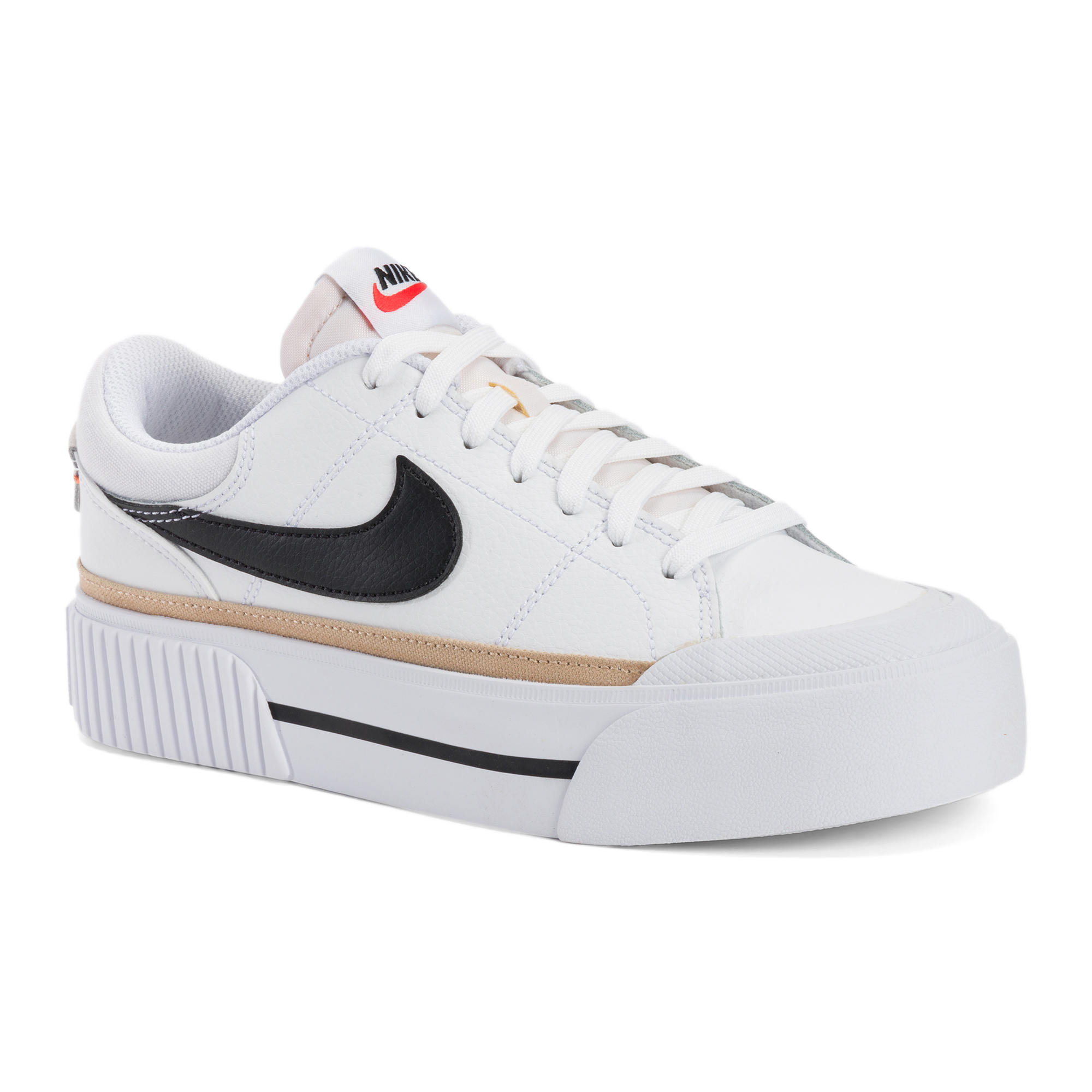 Buty damskie Nike Court Legacy Lift white/hemp/team orange/black | WYSYŁKA W 24H | 30 DNI NA ZWROT