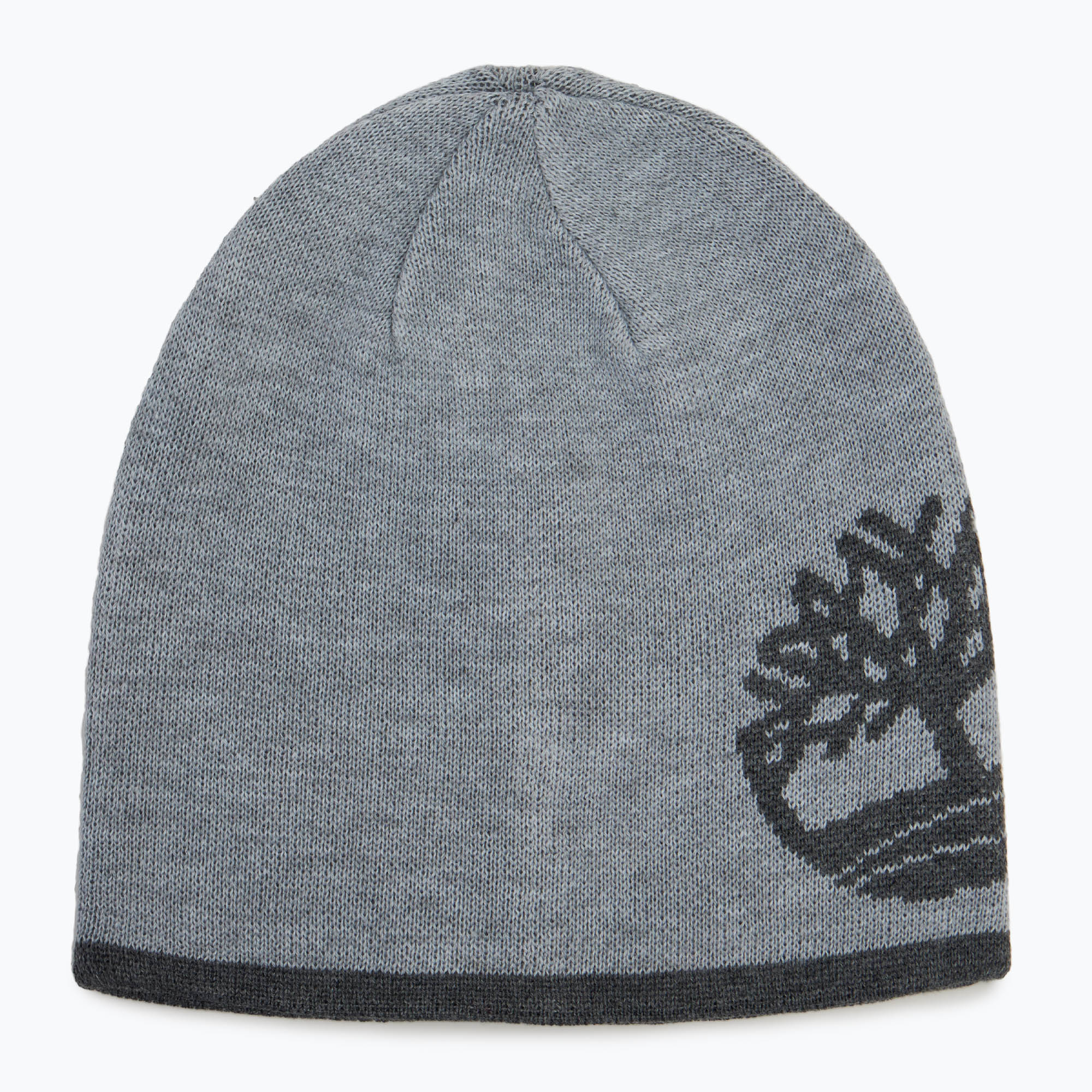 Czapka zimowa męska Timberland Reversible Logo Beanie light grey heather | WYSYŁKA W 24H | 30 DNI NA ZWROT