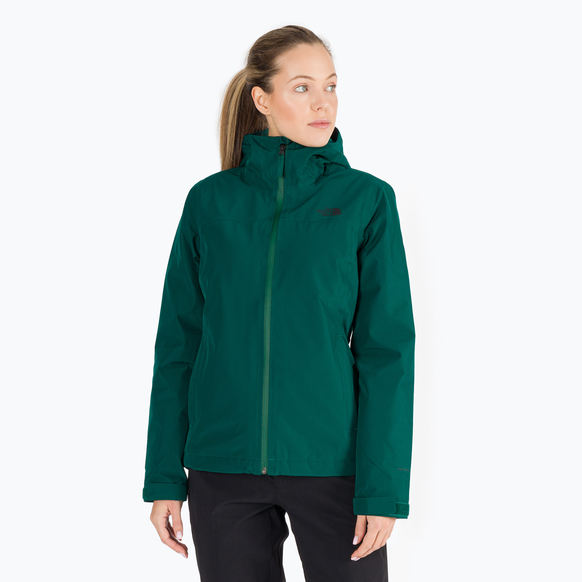 Kurtka przeciwdeszczowa damska The North Face Dryzzle Futurelight Insulated ponderosa green | WYSYŁKA W 24H | 30 DNI NA ZWROT