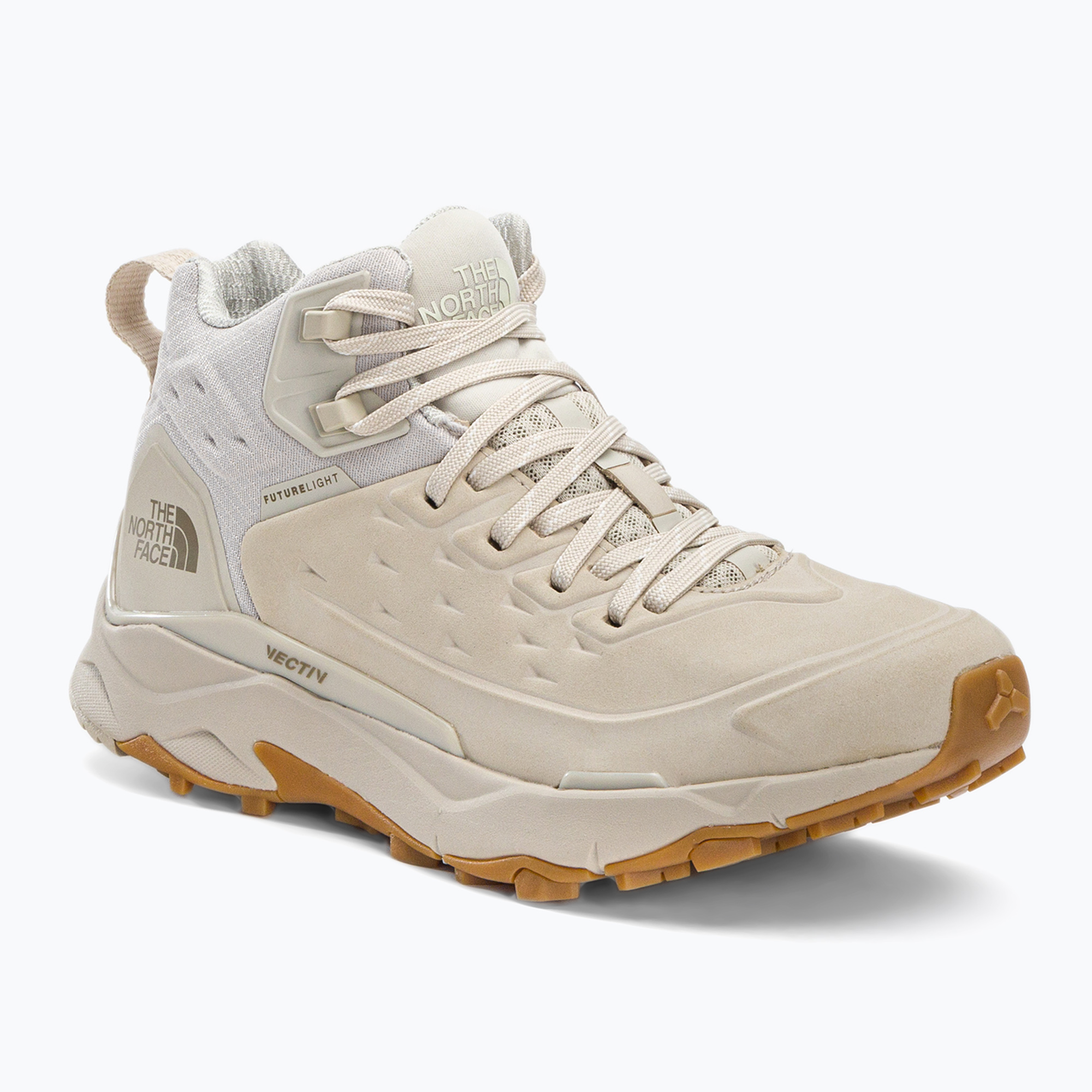 Buty turystyczne damskie The North Face Vectiv Exploris Mid Futurelight Leather sandstone/gardenia | WYSYŁKA W 24H | 30 DNI NA ZWROT