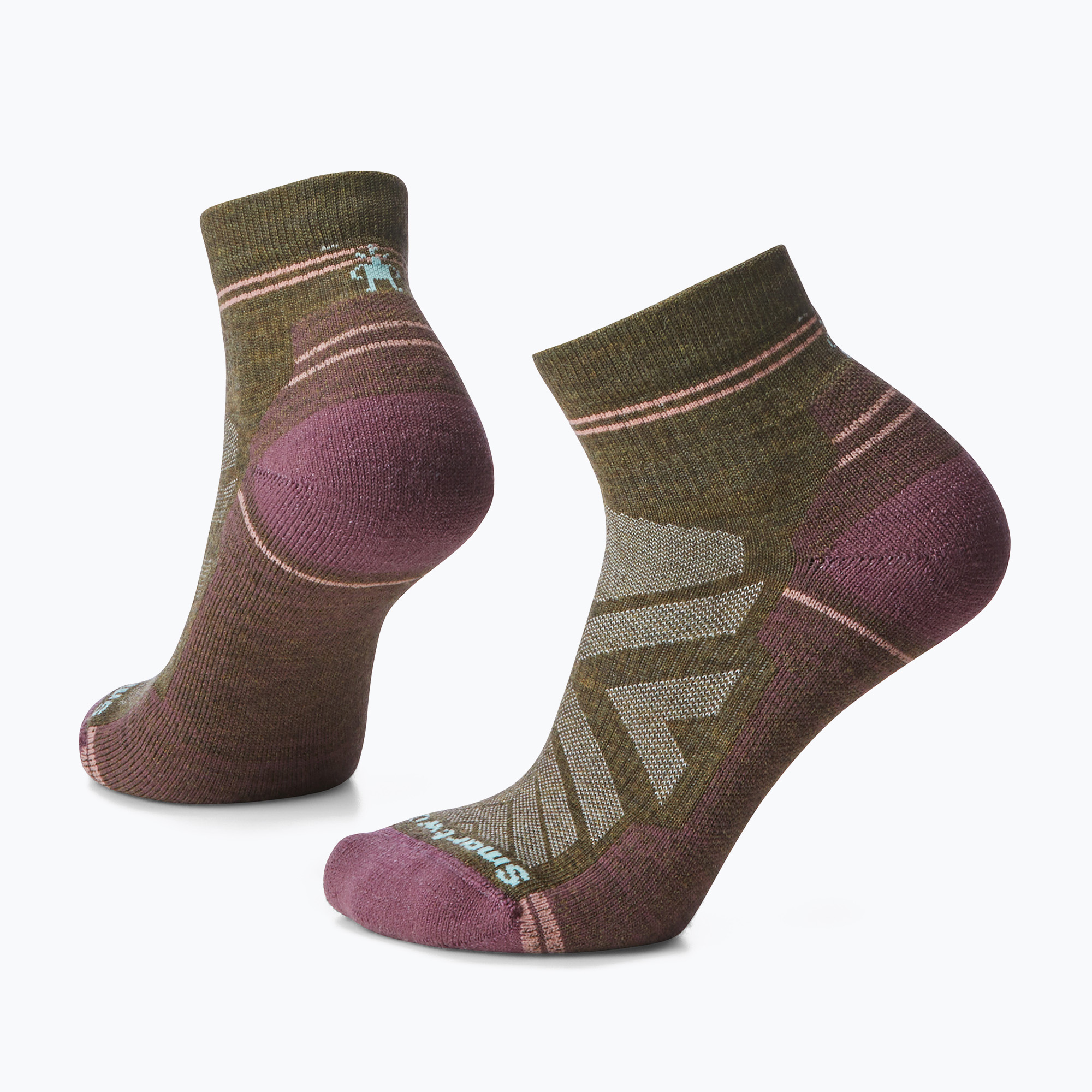 Skarpety trekkingowe Smartwool Hike Light Cushion Ankle zielone SW001571D11 | WYSYŁKA W 24H | 30 DNI NA ZWROT