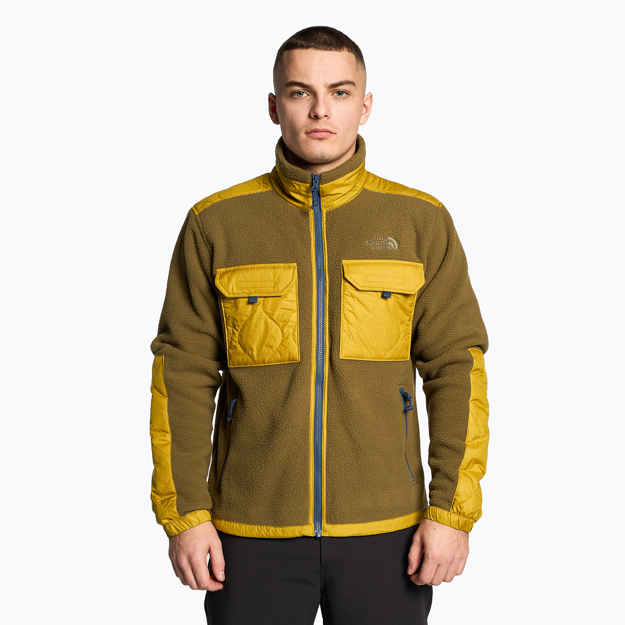 Bluza trekkingowa męska The North Face Royal Arch FZ military olive/mineral gold/shady blue | WYSYŁKA W 24H | 30 DNI NA ZWROT