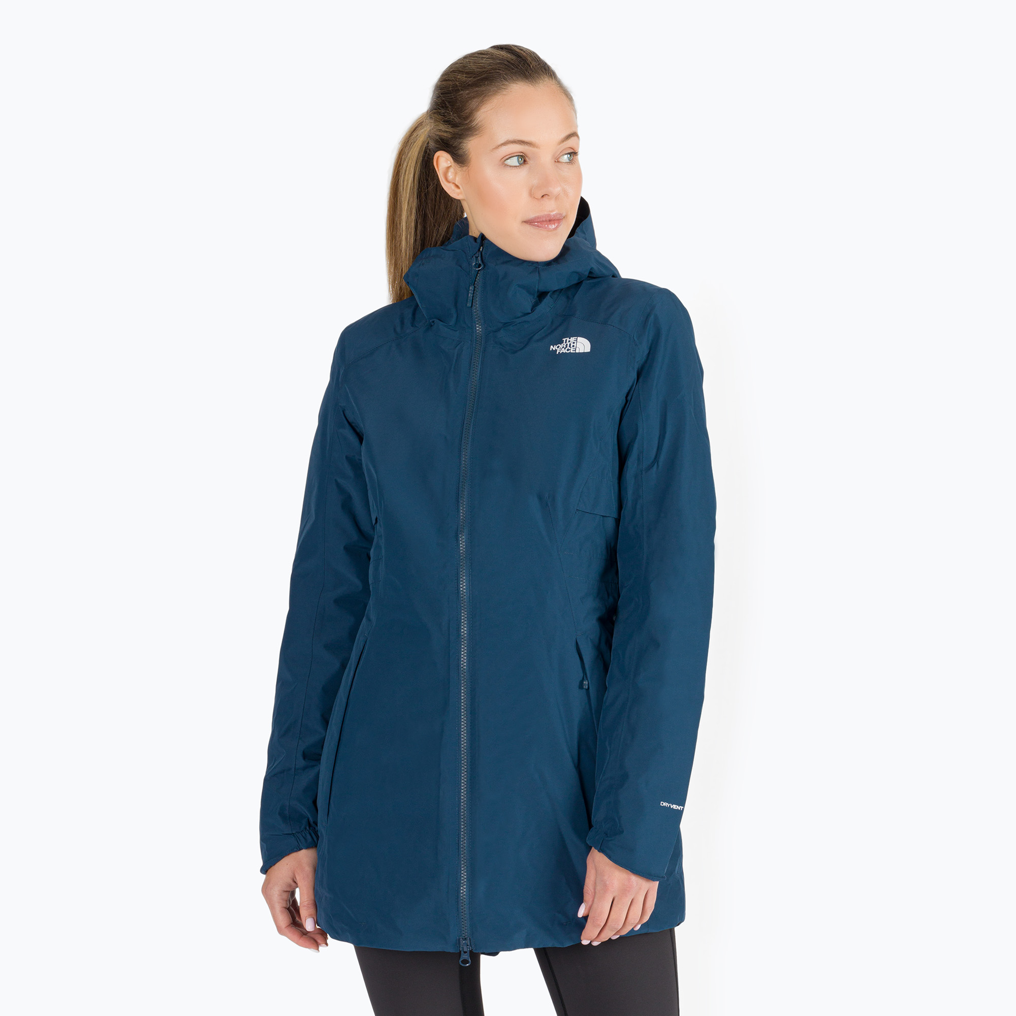 Kurtka zimowa damska The North Face Hikesteller Insulated Parka shady blue/summit navy | WYSYŁKA W 24H | 30 DNI NA ZWROT